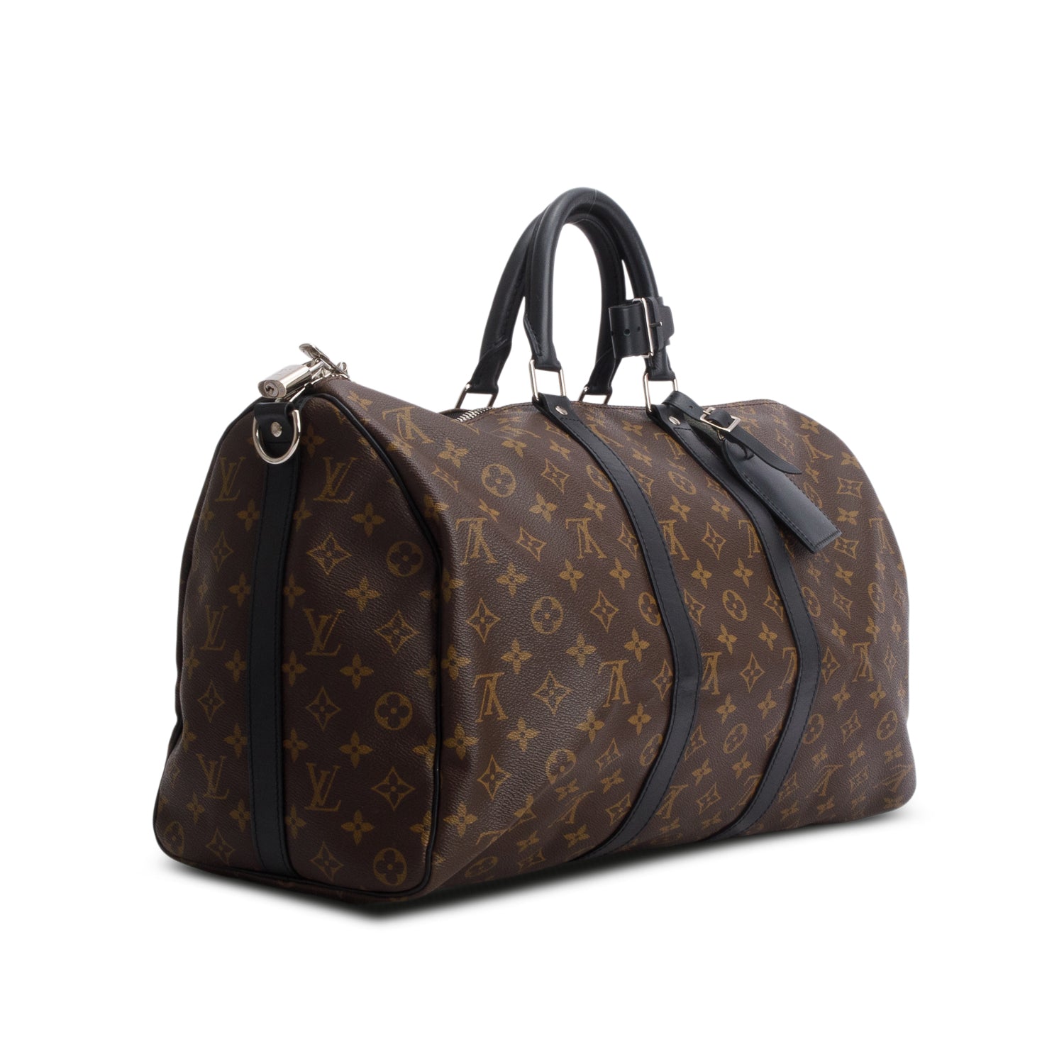 Louis Vuitton Monogram Macassar Keepall Bandouliere 45 w/ Strap