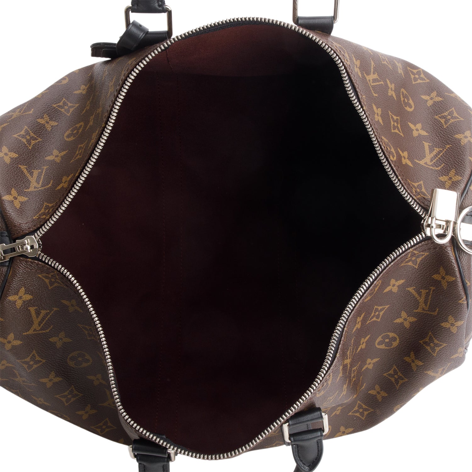 Louis Vuitton Monogram Macassar Keepall Bandouliere 45 w/ Strap