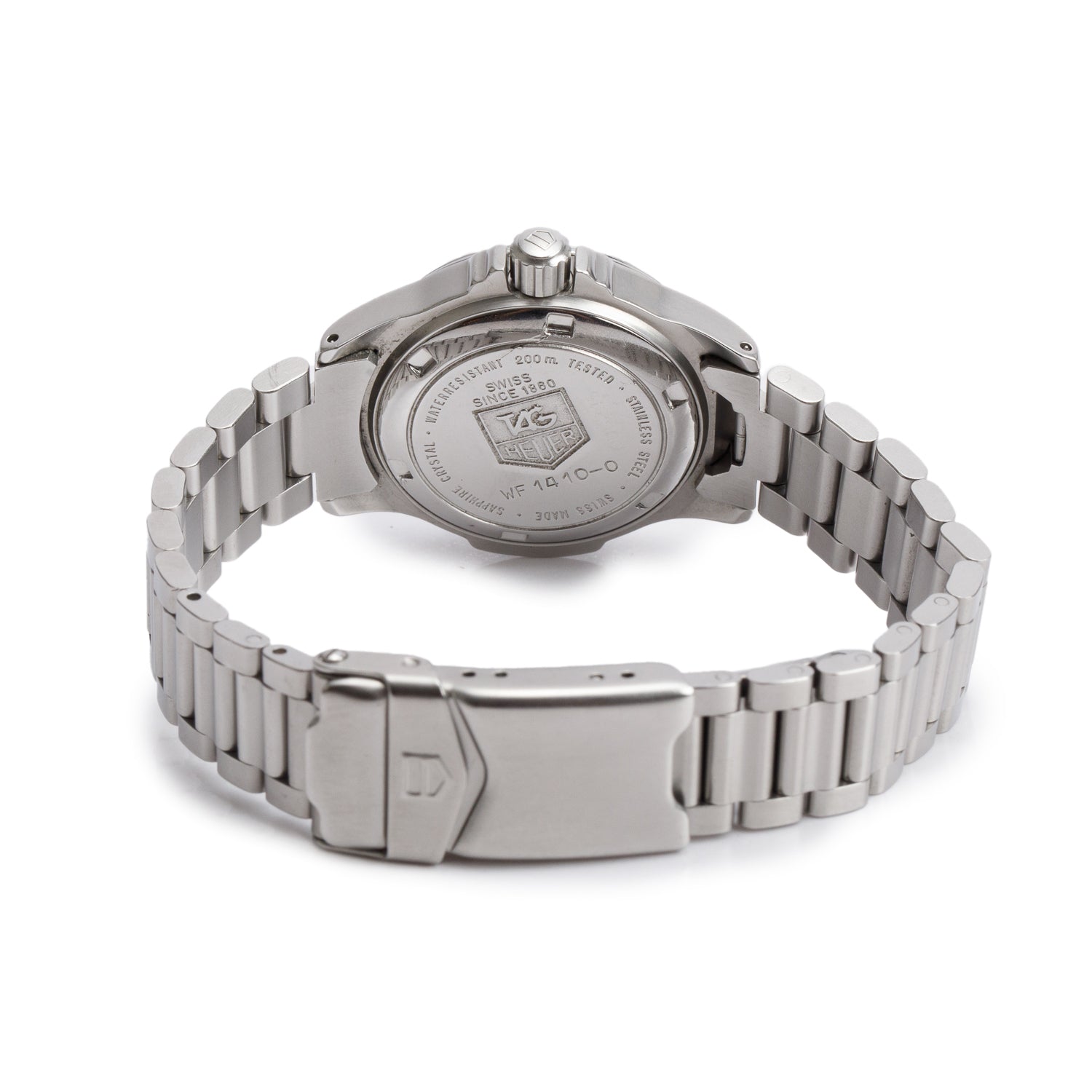 Tag Heuer Stainless Steel Professional 200M 28 MM Quartz Watch Grey Dial WK1410-0