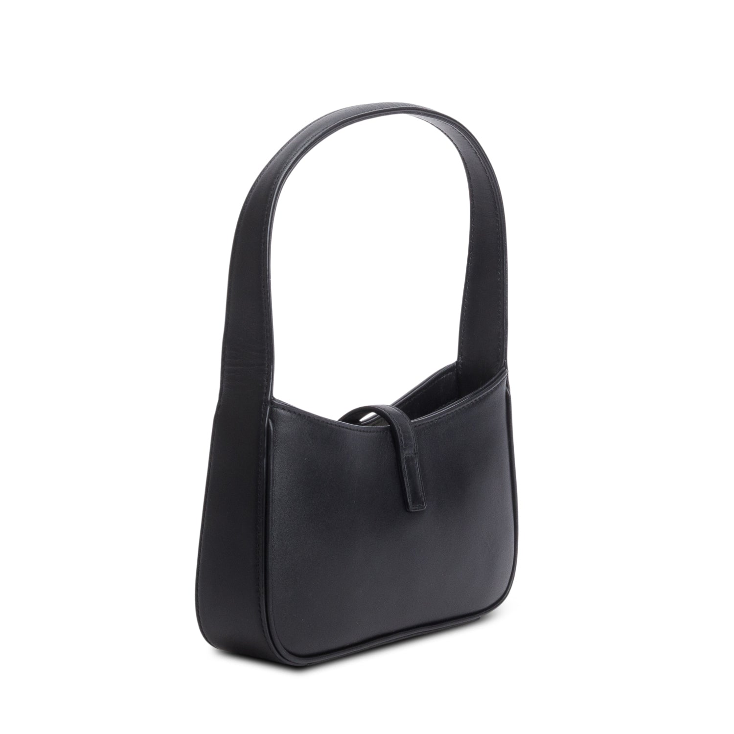 Saint Laurent 2022 Black Smooth Calfskin Le 5 a 7 Mini Hobo w/ Box