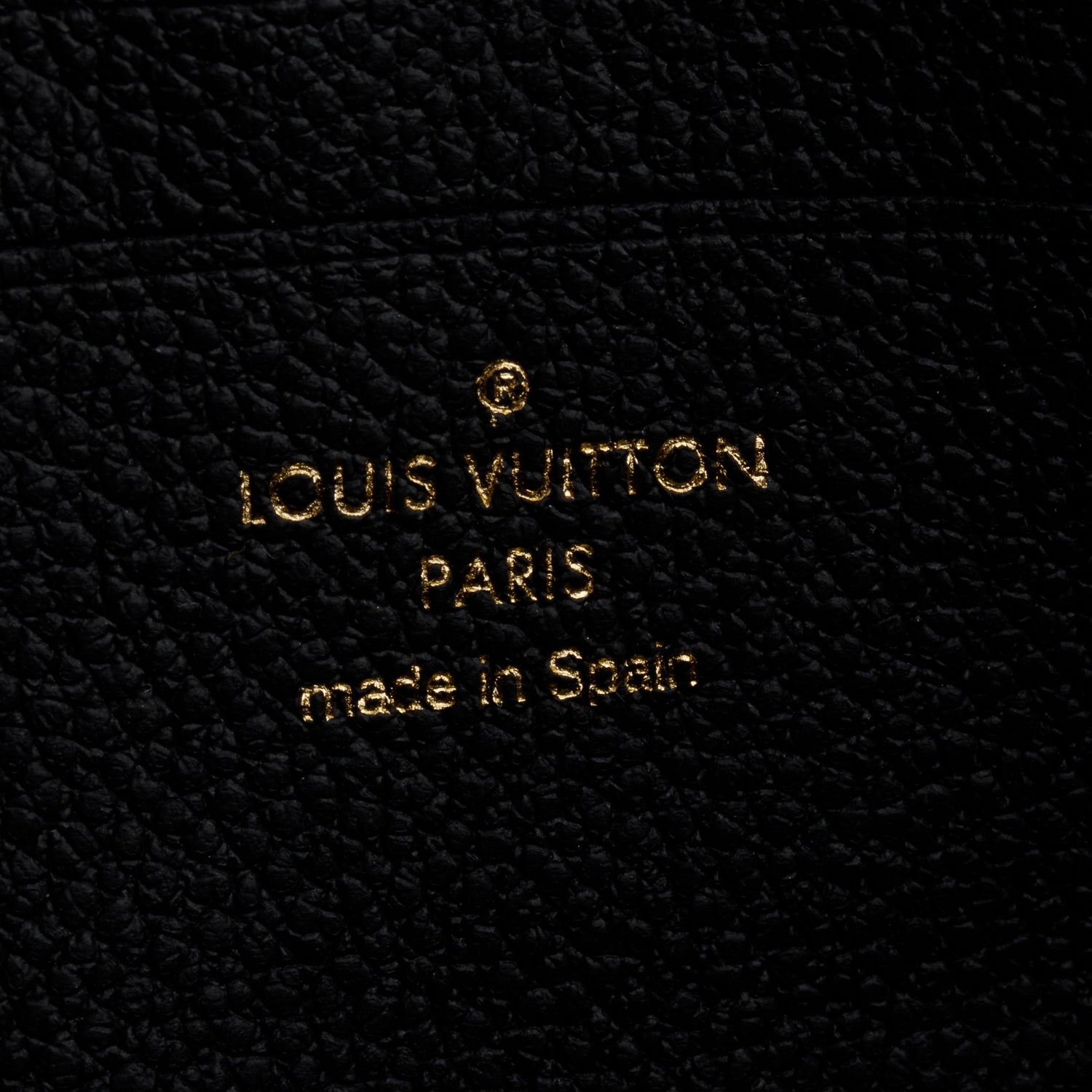 Louis Vuitton Black Empreinte Monogram Giant Ivy Wallet on Chain w/ Box & Straps