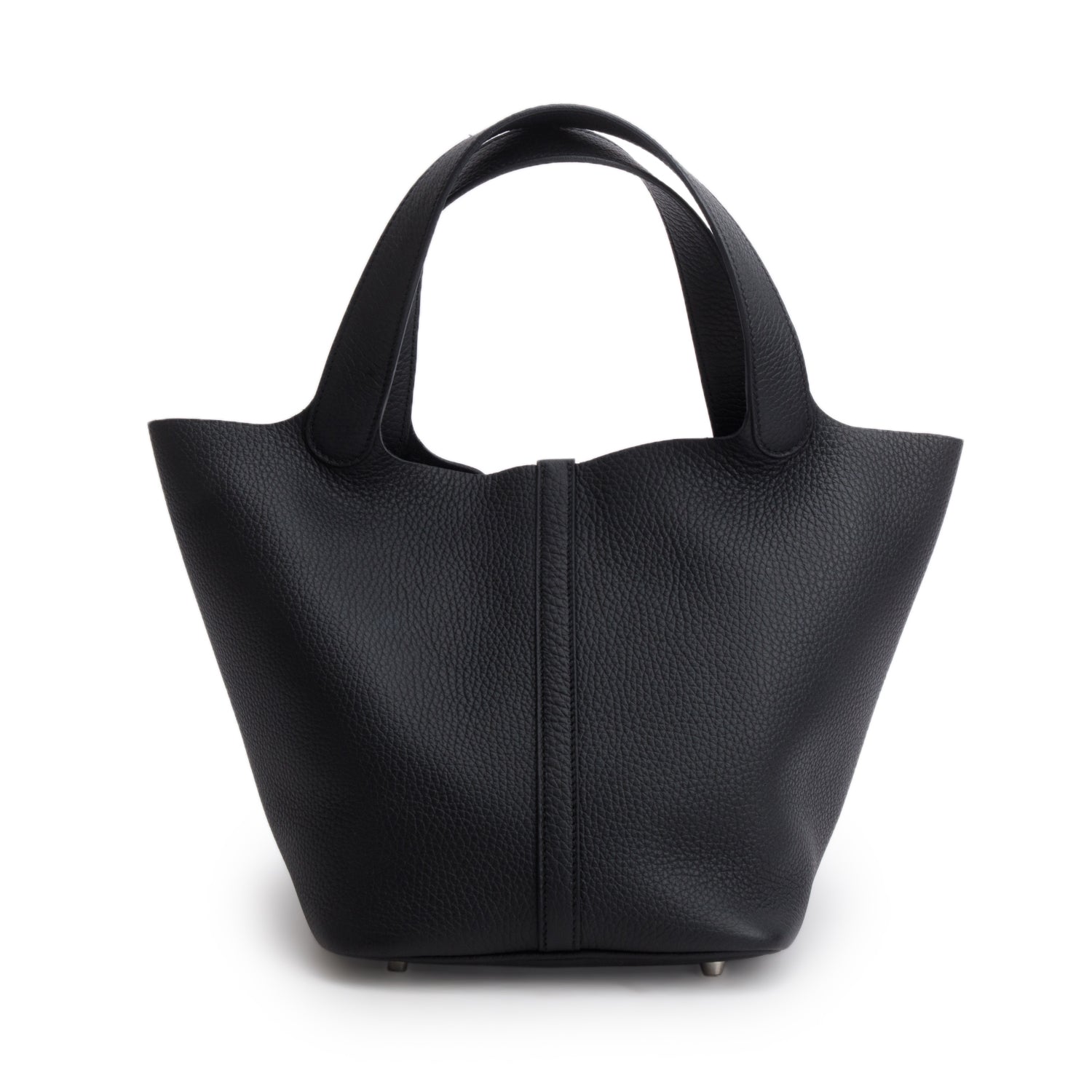 Hermes 2025 Noir Taurillon Clemence Picotin Lock 22 w/ Box