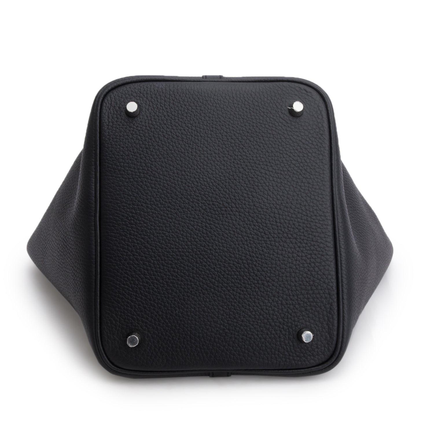 Hermes 2025 Noir Taurillon Clemence Picotin Lock 22 w/ Box
