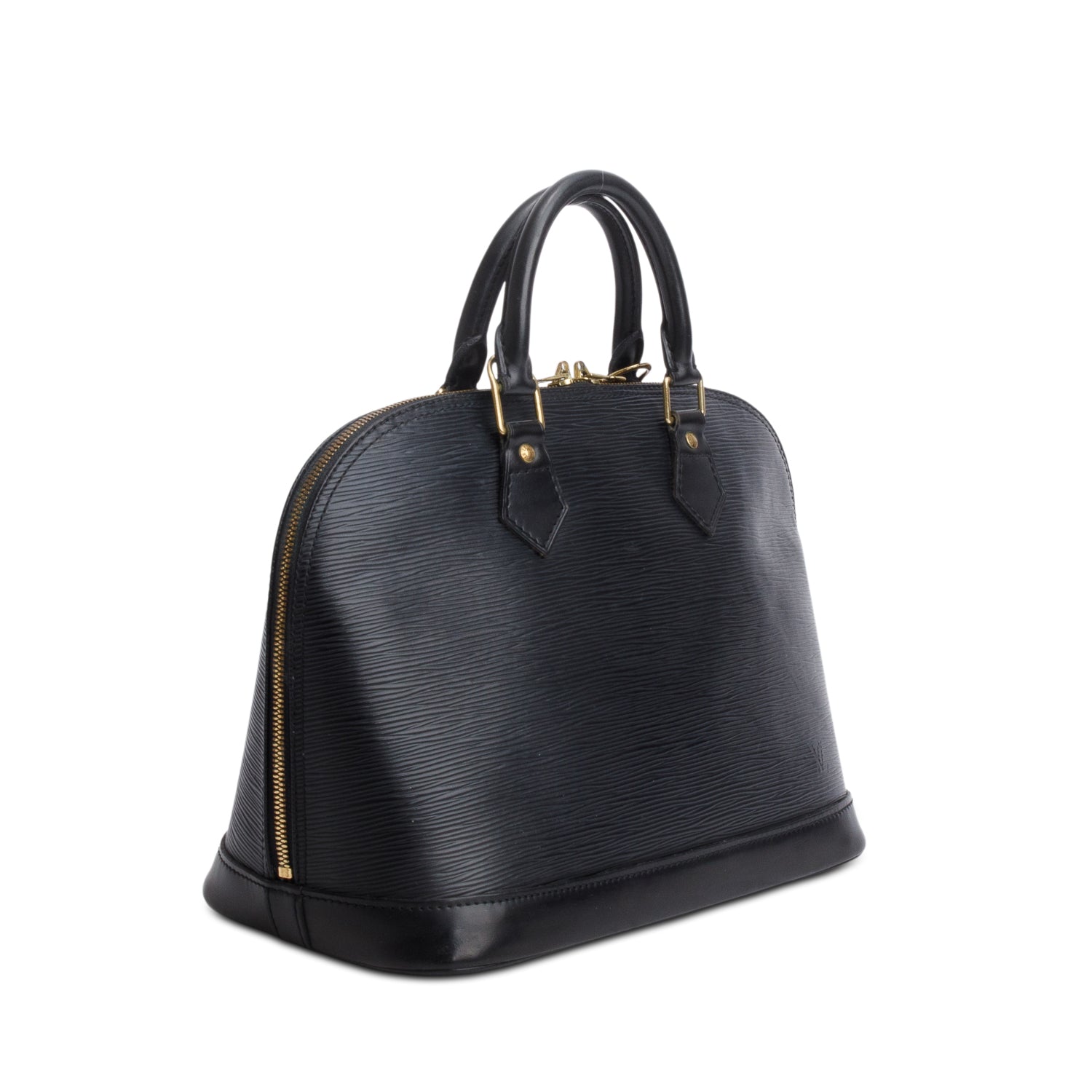 Louis Vuitton Vintage Black Epi Leather Alma PM