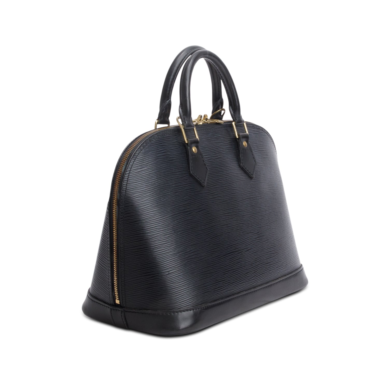 Louis Vuitton Vintage Black Epi Leather Alma PM