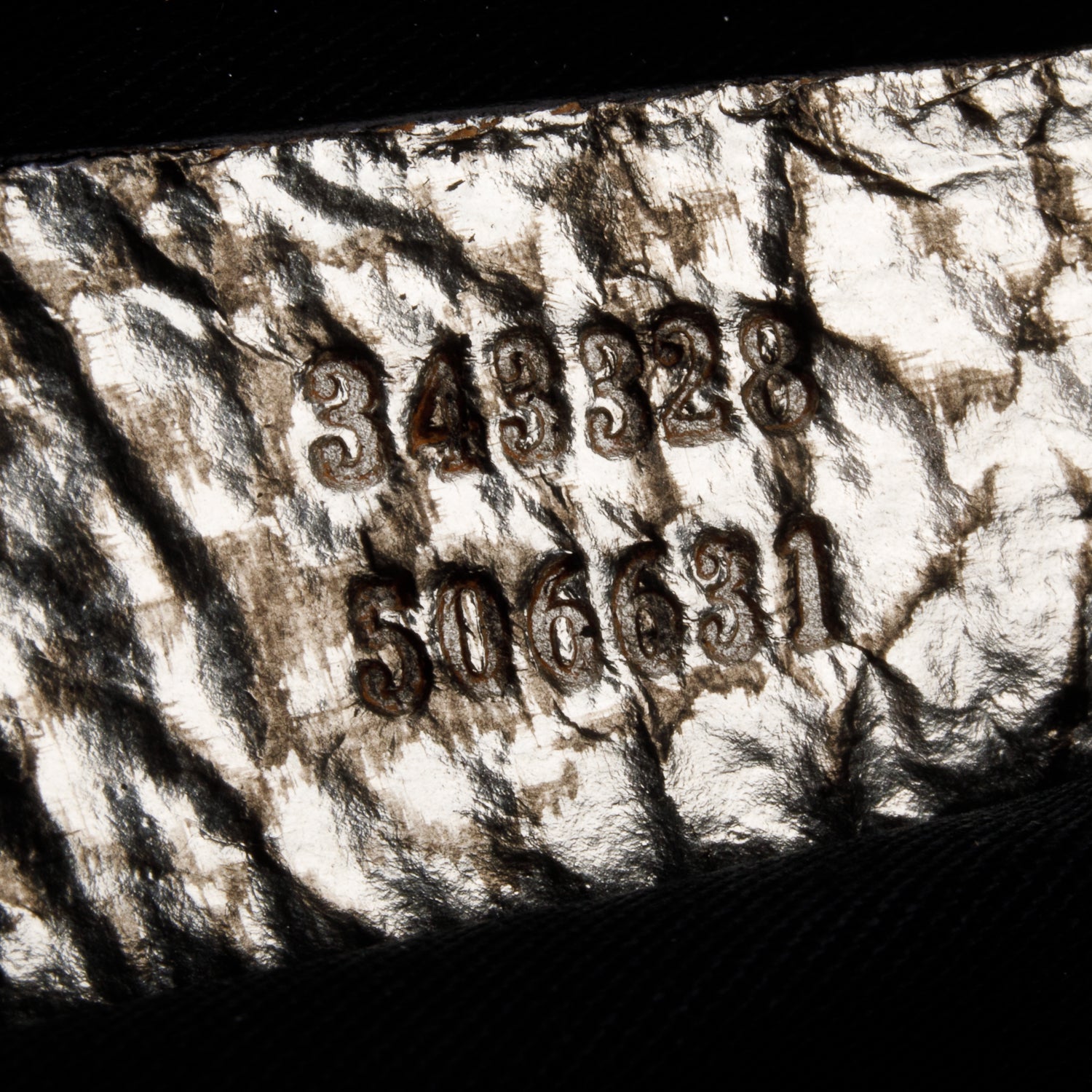 Alexander McQueen Metallic Gold Calfskin De Manta Clutch