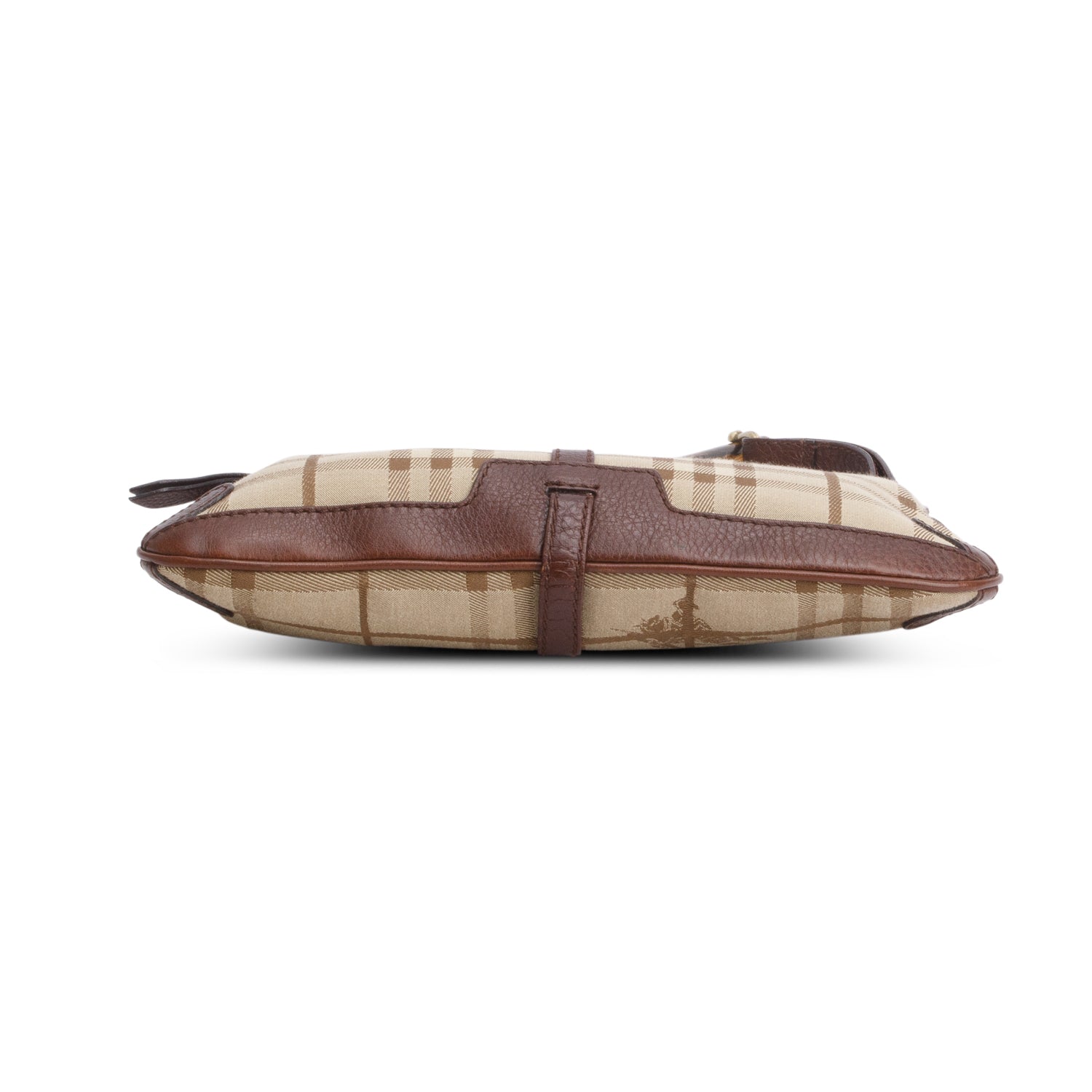 Burberry Beige Haymarket Check Shoulder Bag