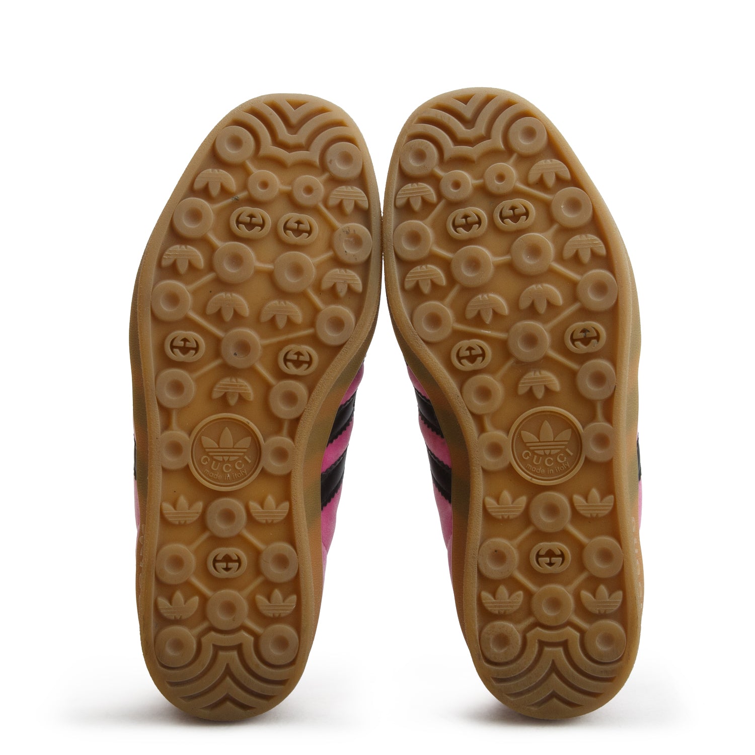 Gucci x Adidas Pink Softy Velvet Suede Madeira Demetra Gazelle Sneakers, Women's Size 6.5 w/ Box