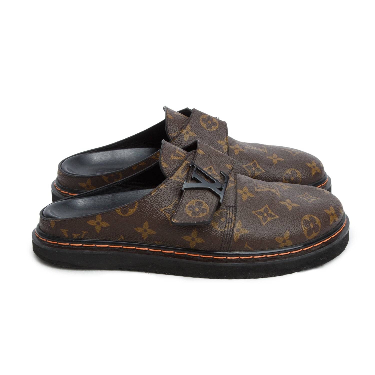 Louis Vuitton 2021 Monogram LV Easy Mule, Men's Size 5