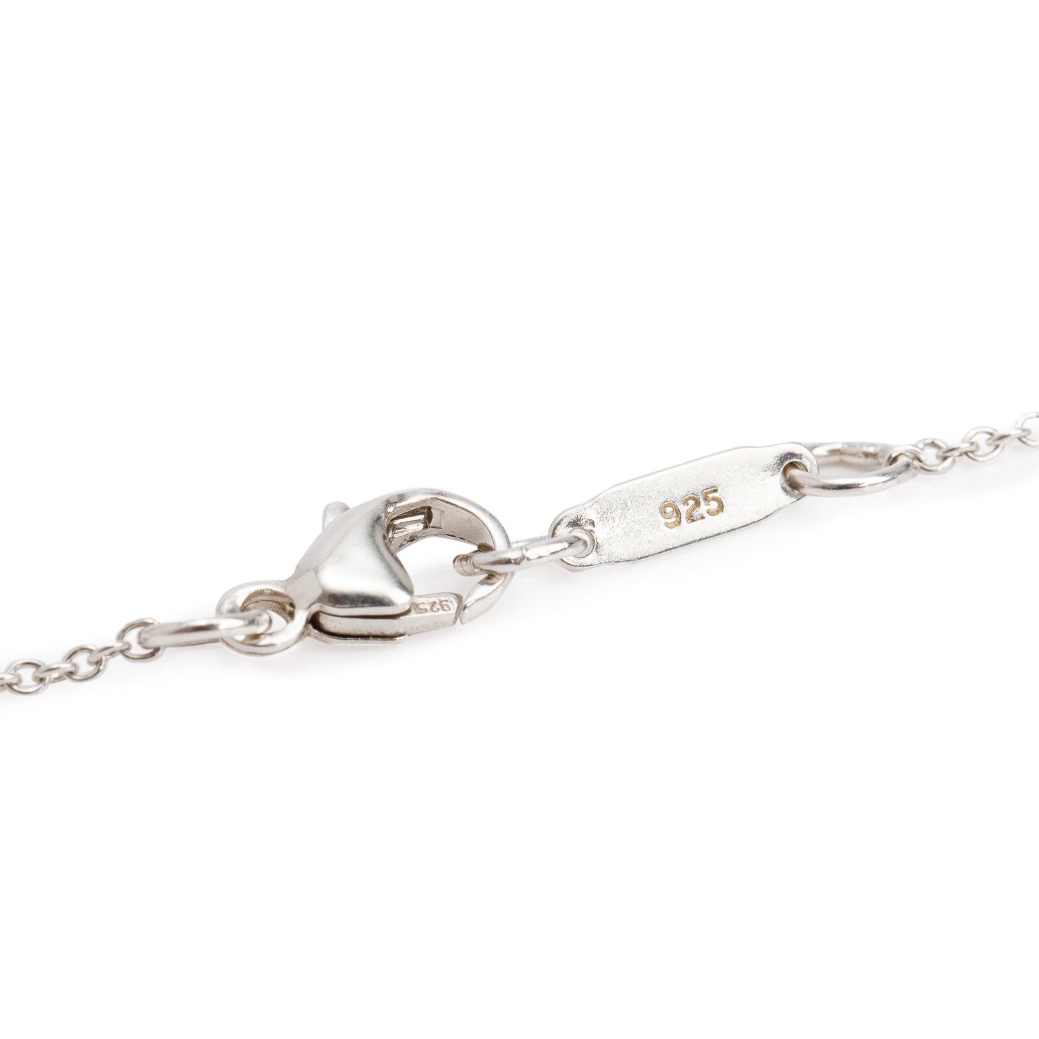 Tiffany & Co. Sterling Silver Round Lock Charm Pendant Necklace