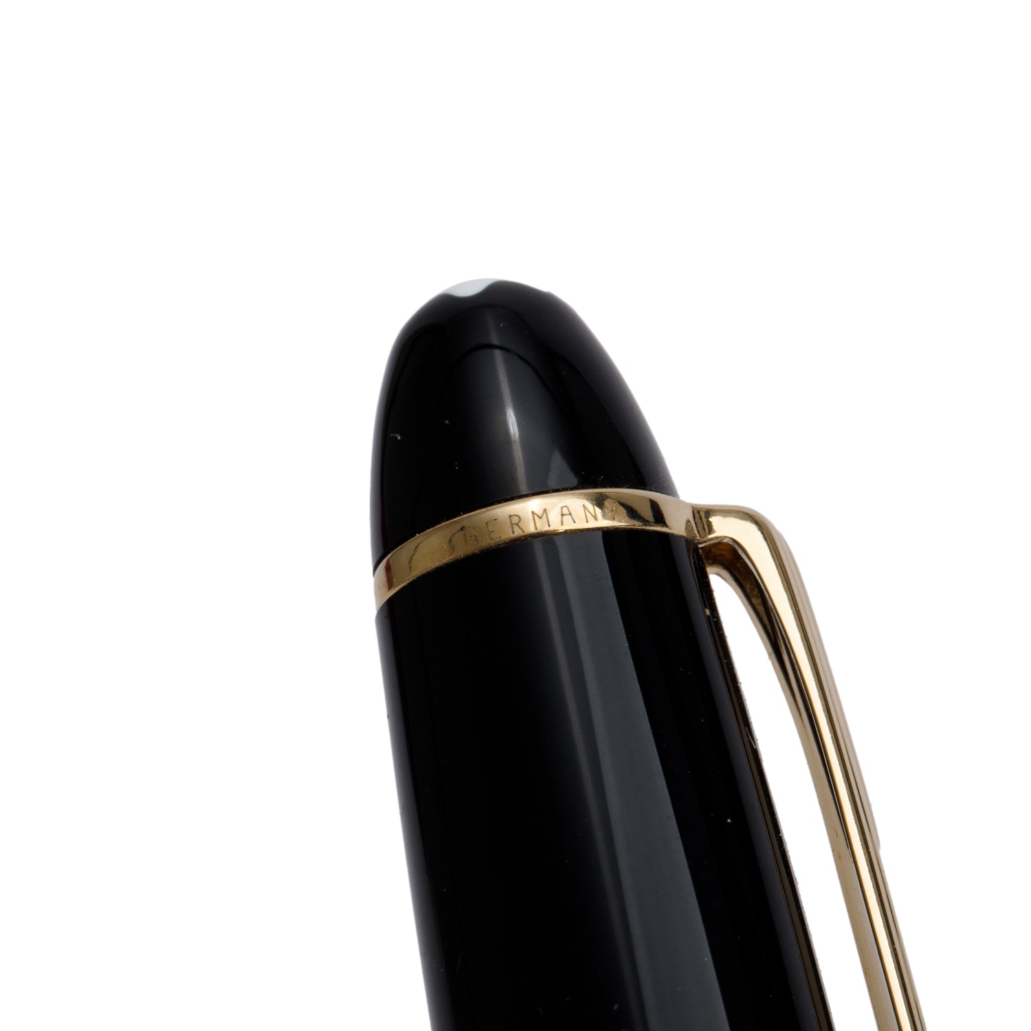 Montblanc Gold-Coated Black Resin Meisterstuck Legrand Fountain Pen