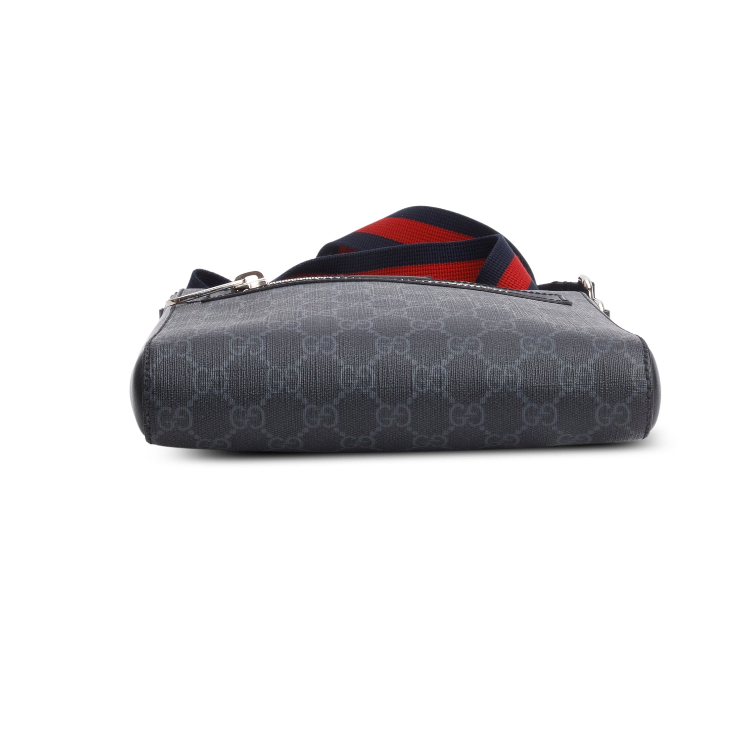 Gucci Black GG Supreme Small Messenger Bag w/ Box