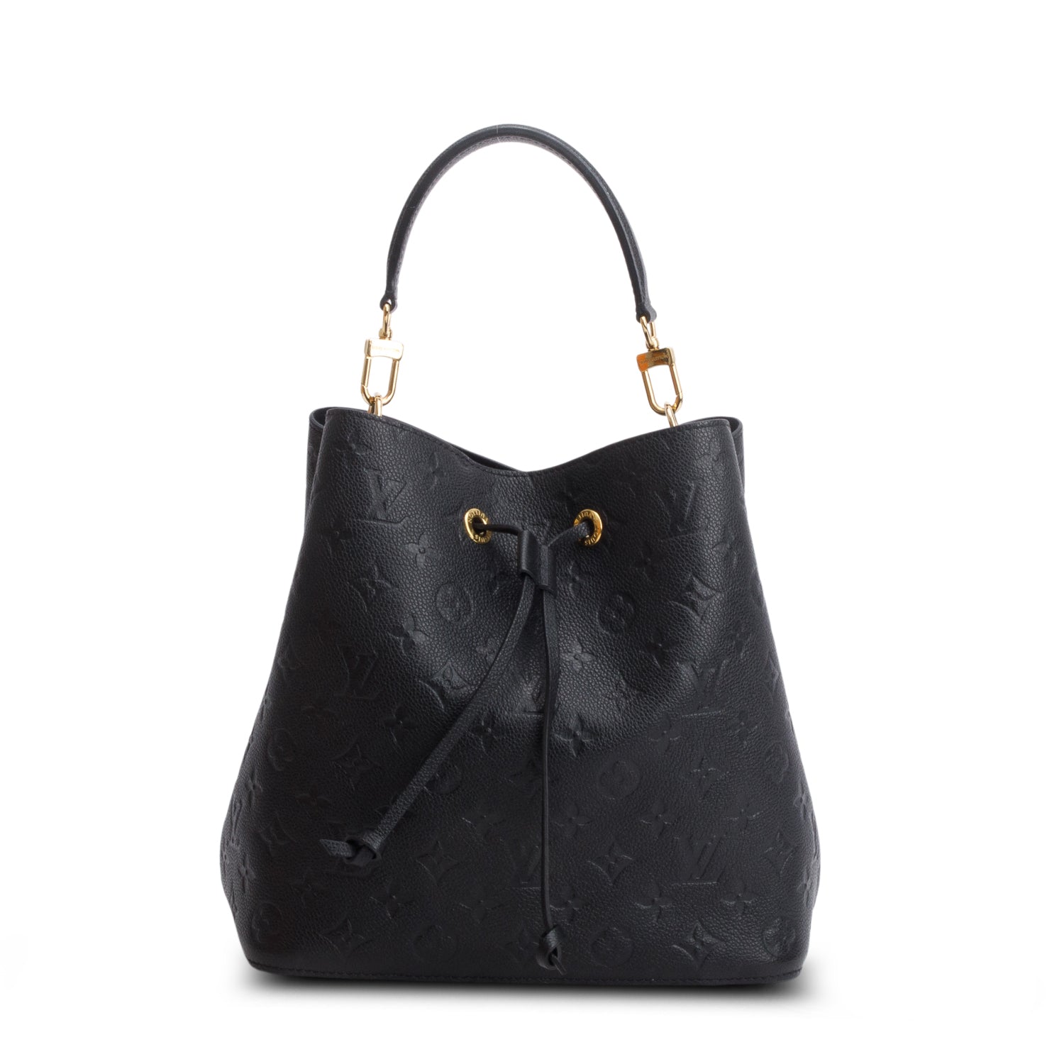 Louis Vuitton Black Monogram Empreinte Neonoe MM w/ Box & Straps