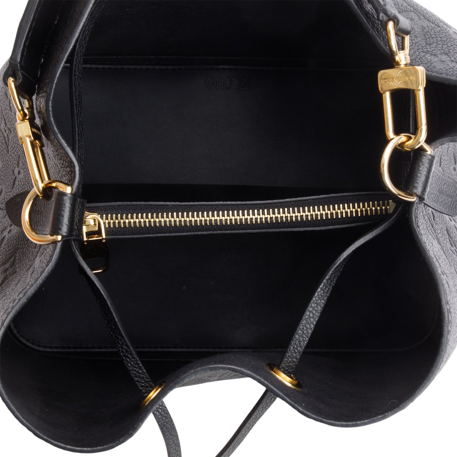 Louis Vuitton Black Monogram Empreinte Neonoe MM w/ Box & Straps