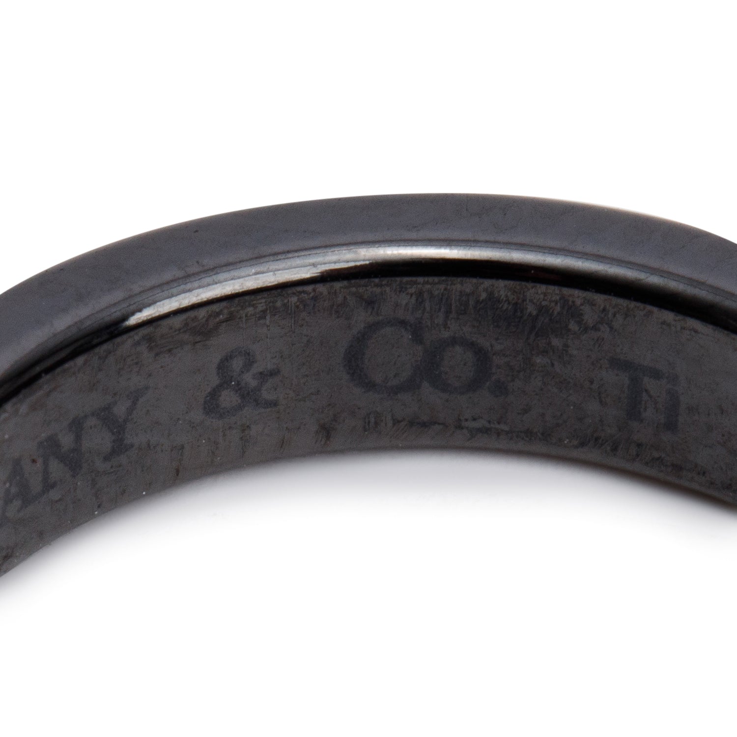 Tiffany & Co. Titanium 1837 Narrow Ring, Size 6