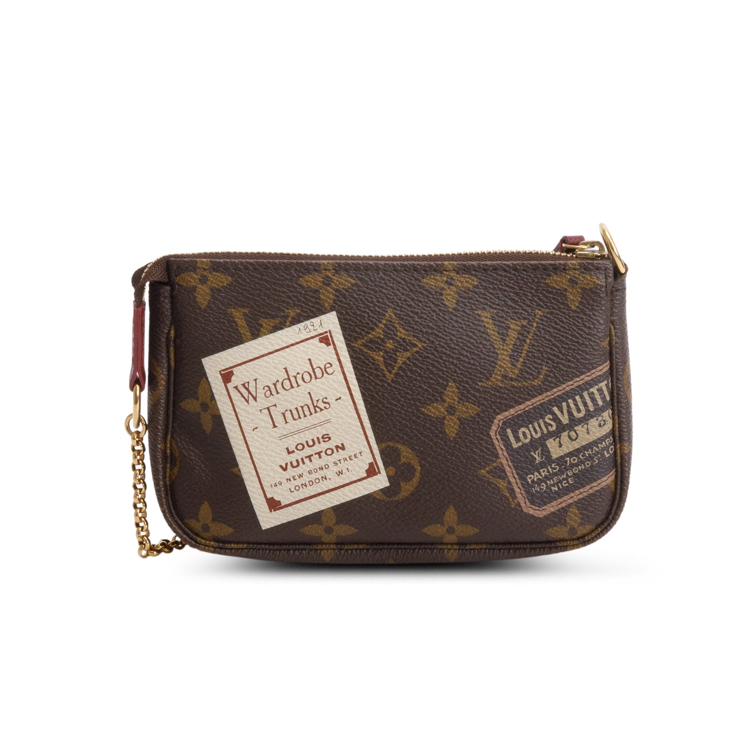 Louis Vuitton Monogram Trunks and Bags Mini Pochette