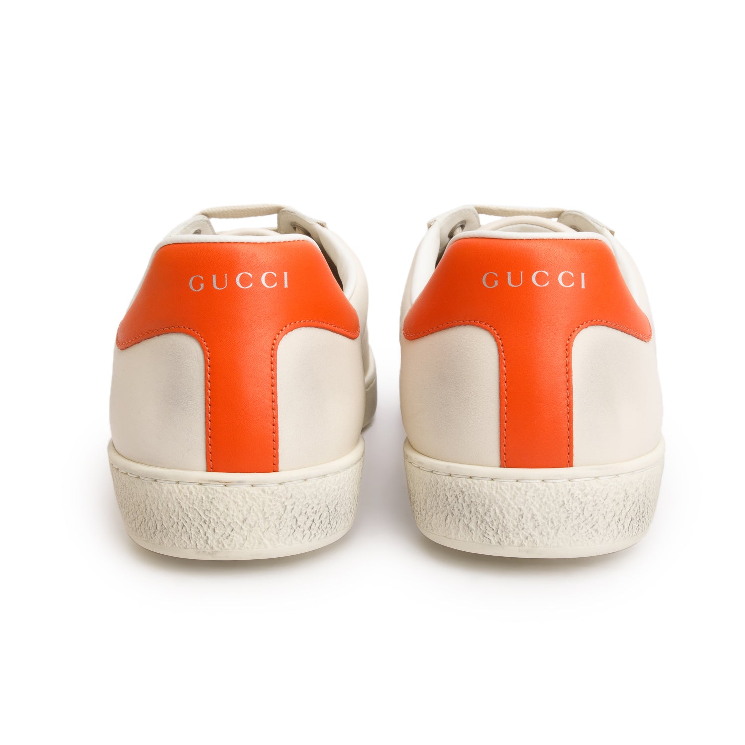 Gucci x Disney Cream Miro Soft Leather Mickey Mouse Ace Sneakers, Men's Size 12 w/ Box