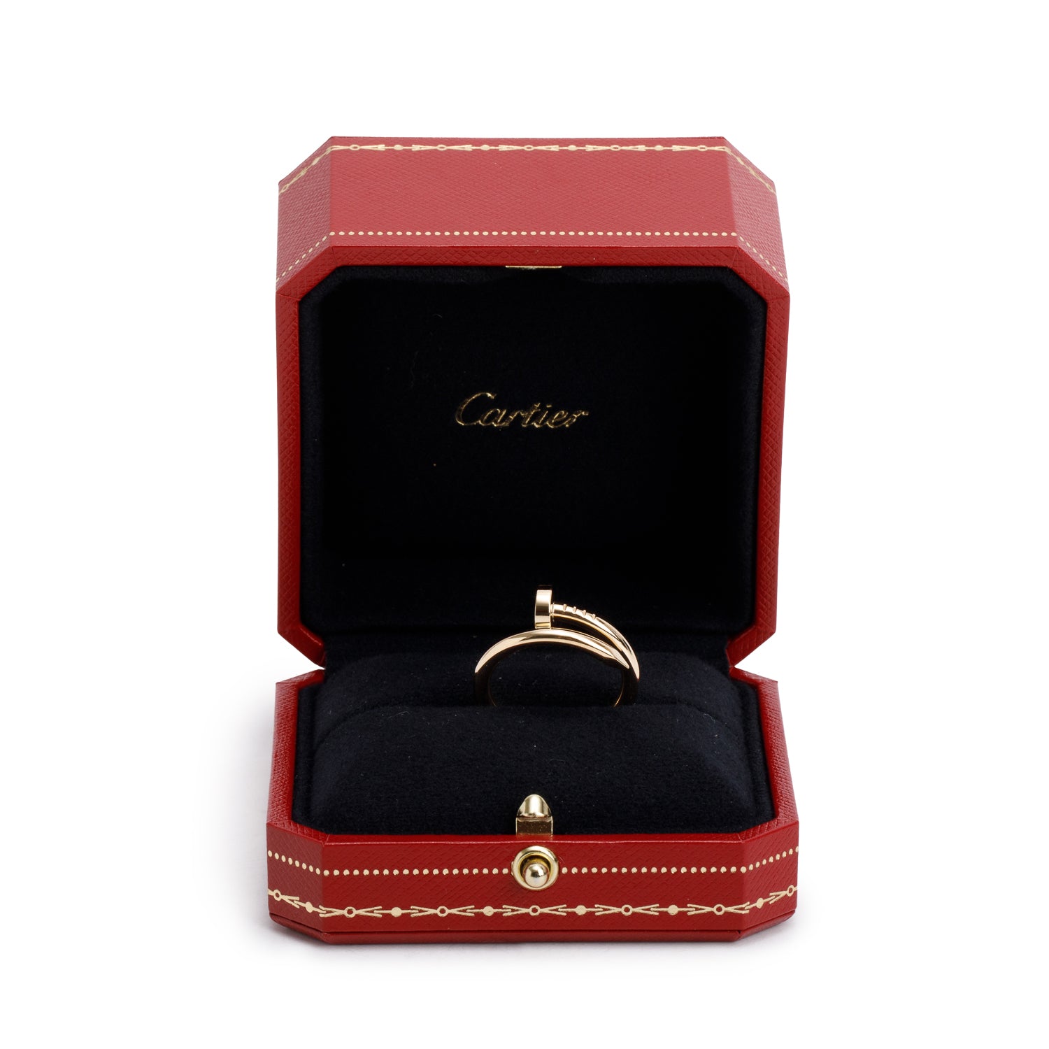 Cartier 18k Yellow Gold Juste Un Clou Ring, Classic Model, Size 58 8.25 w/ Box