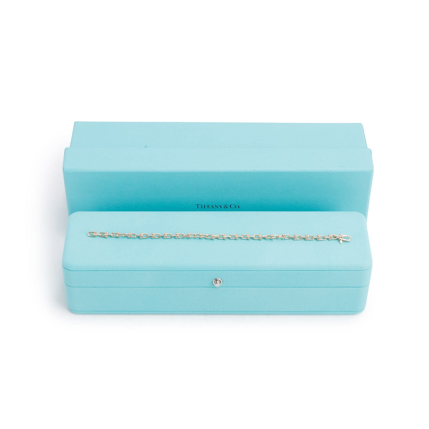 Tiffany & Co. 2026 18k Rose Gold HardWear Micro Link Bracelet w/ Box