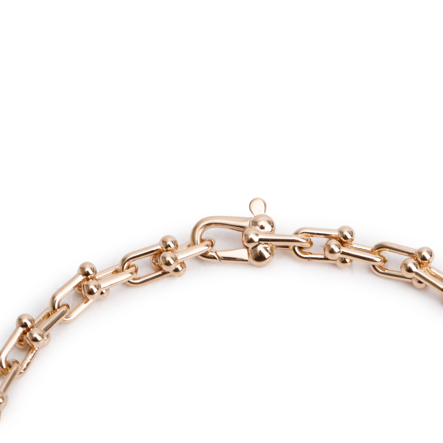 Tiffany & Co. 2026 18k Rose Gold HardWear Micro Link Bracelet w/ Box