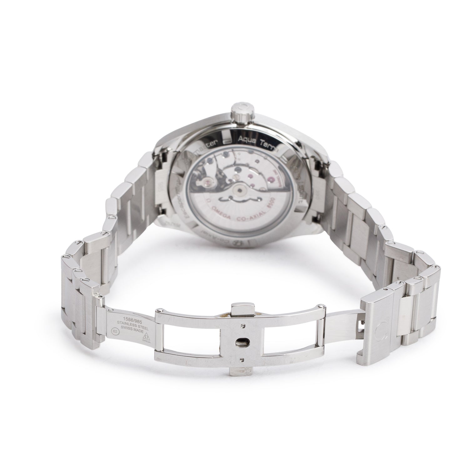 Omega Stainless Steel Seamaster Aqua Terra 150M 41.5 MM Automatic Watch Silver Dial w/ Box & Papers