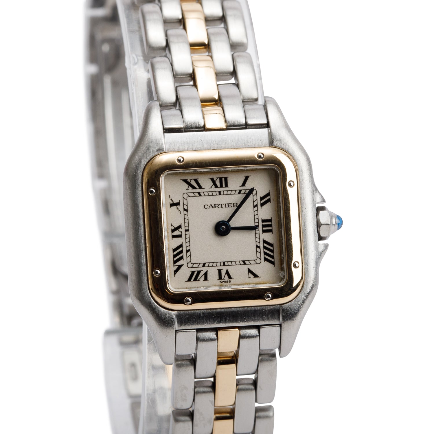Cartier Stainless Steel & 18k Yellow Gold Panthere de Cartier Watch, Medium Model 1100