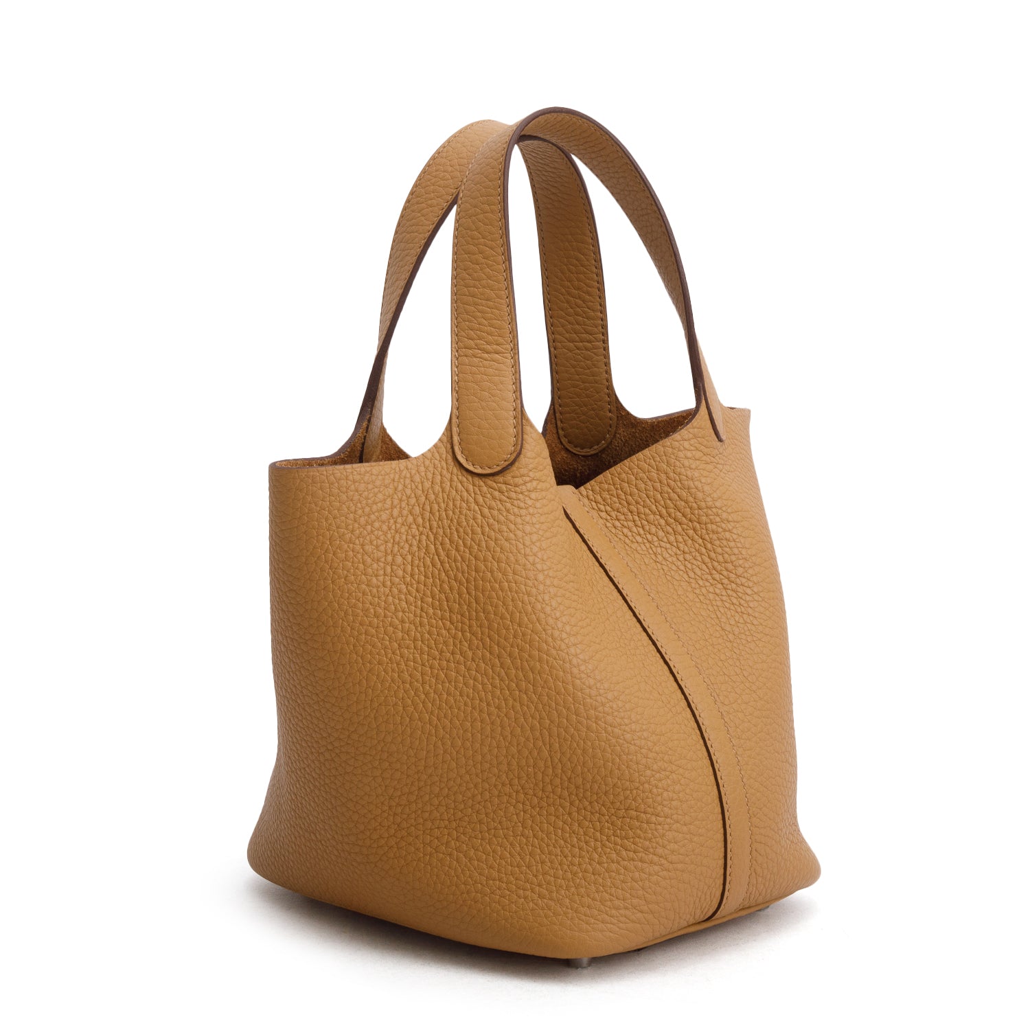 Hermes 2025 Biscuit Taurillon Clemence Picotin Lock 18 w/ Box