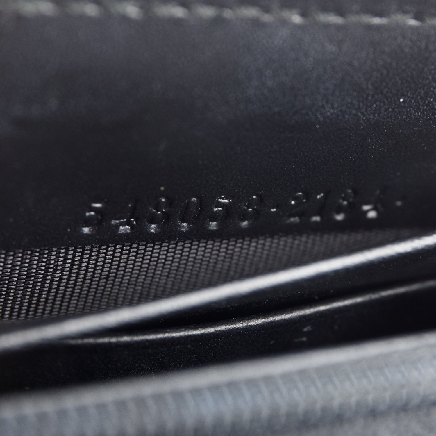 Gucci Black Signature Leather Cat Head Continental Zip Wallet