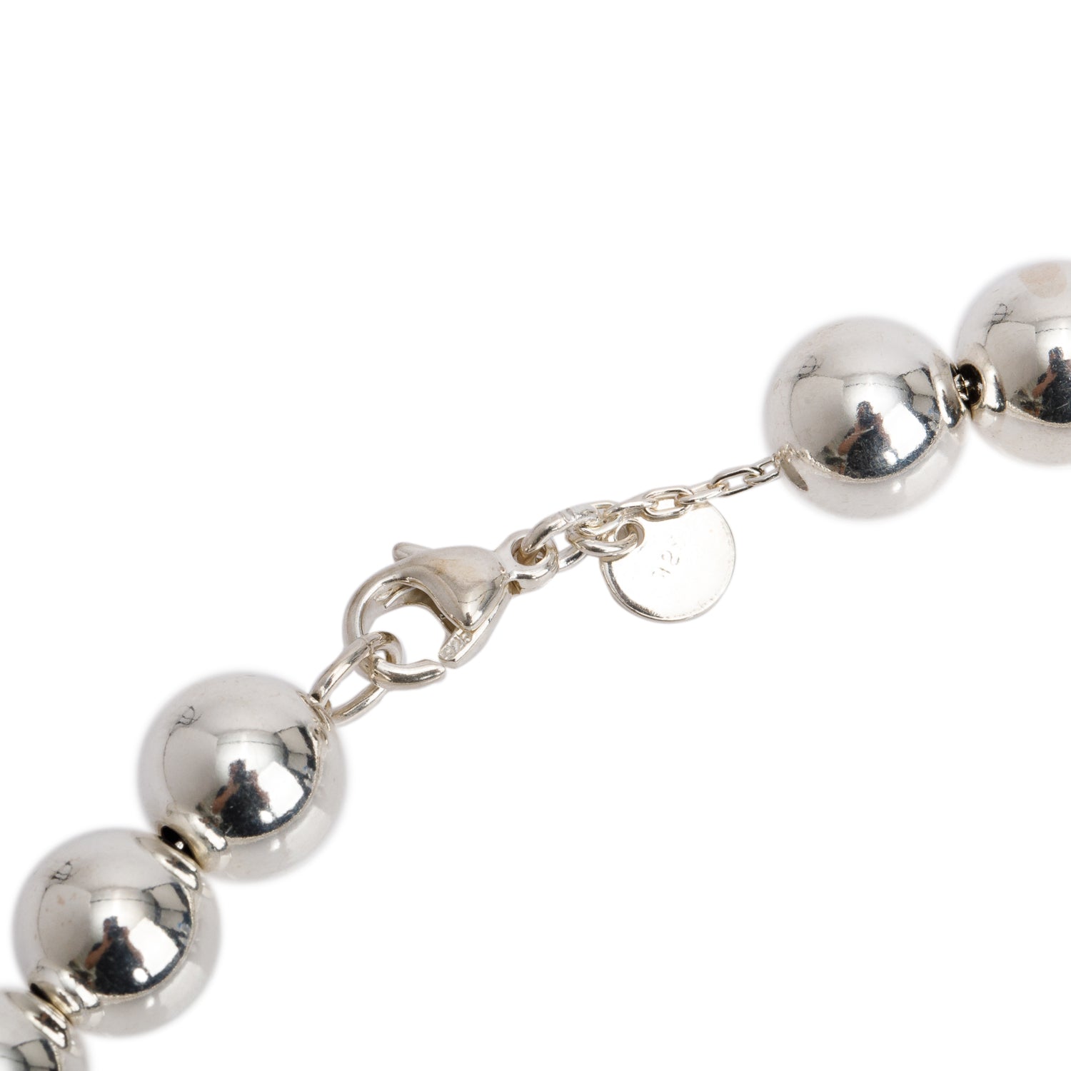 Tiffany & Co. Sterling Silver HardWear Ball Necklace