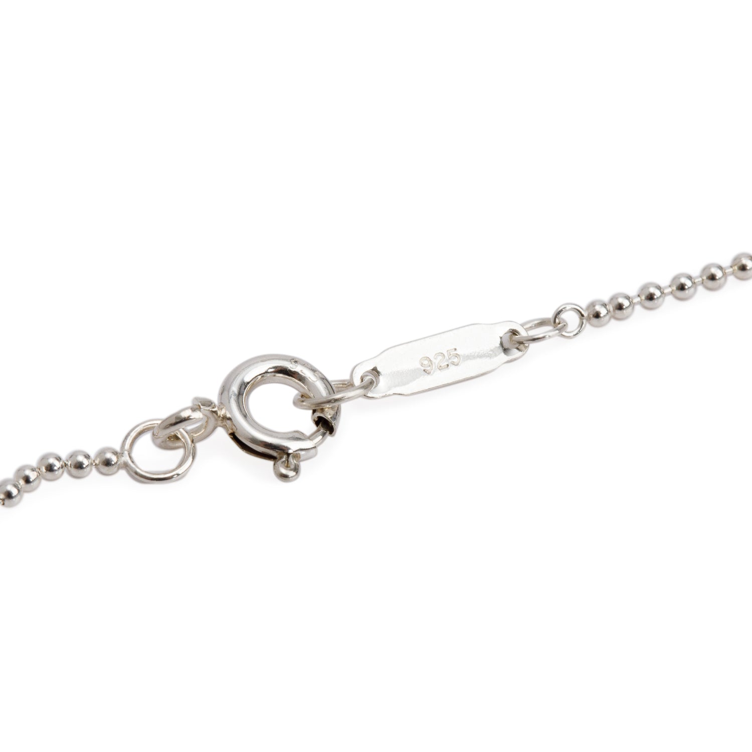 Tiffany & Co. Sterling Silver Alphabet Letter 'J' Medium Round Tag Pendant Necklace
