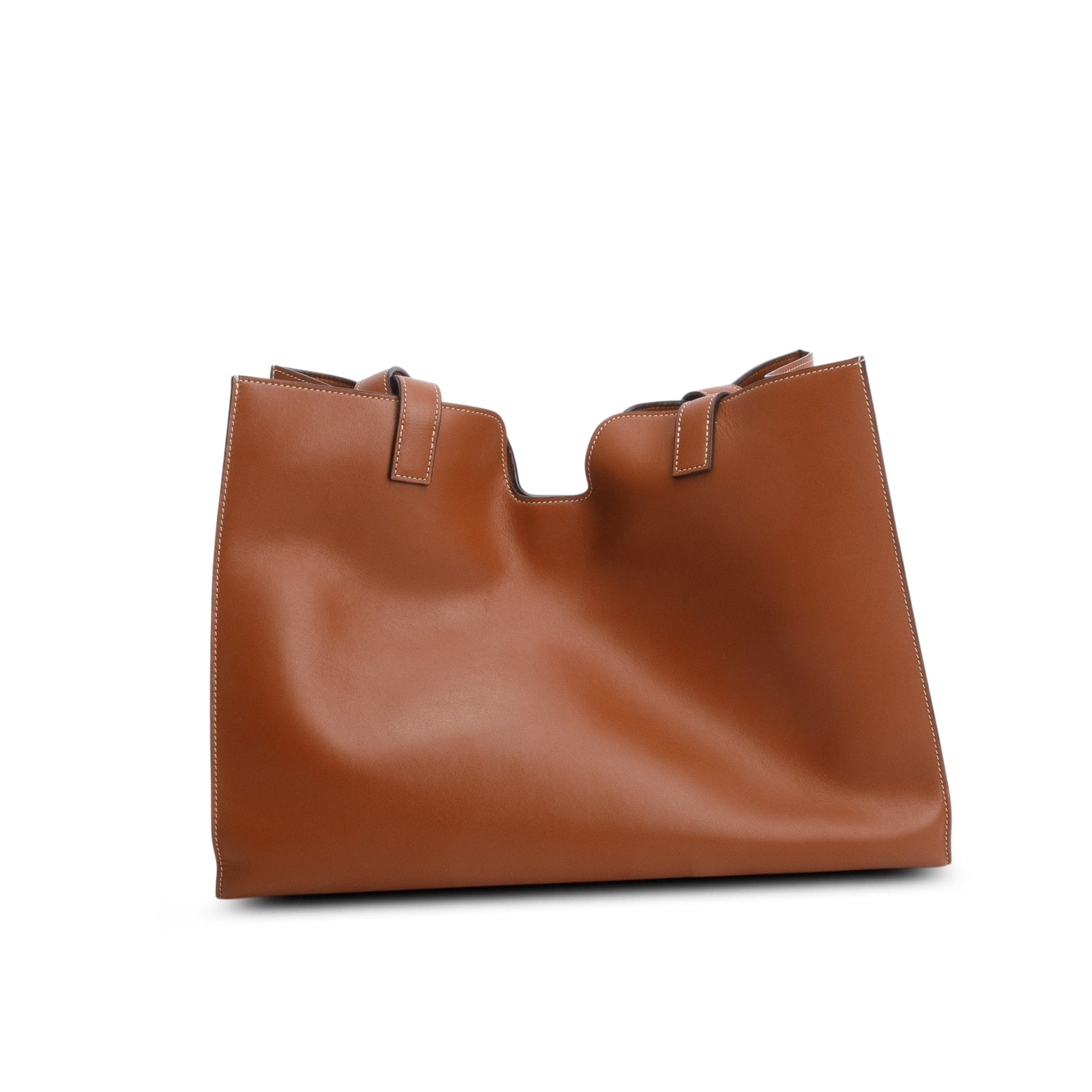 Celine 2023 Brown Smooth Calfskin Cabas 16 Bag