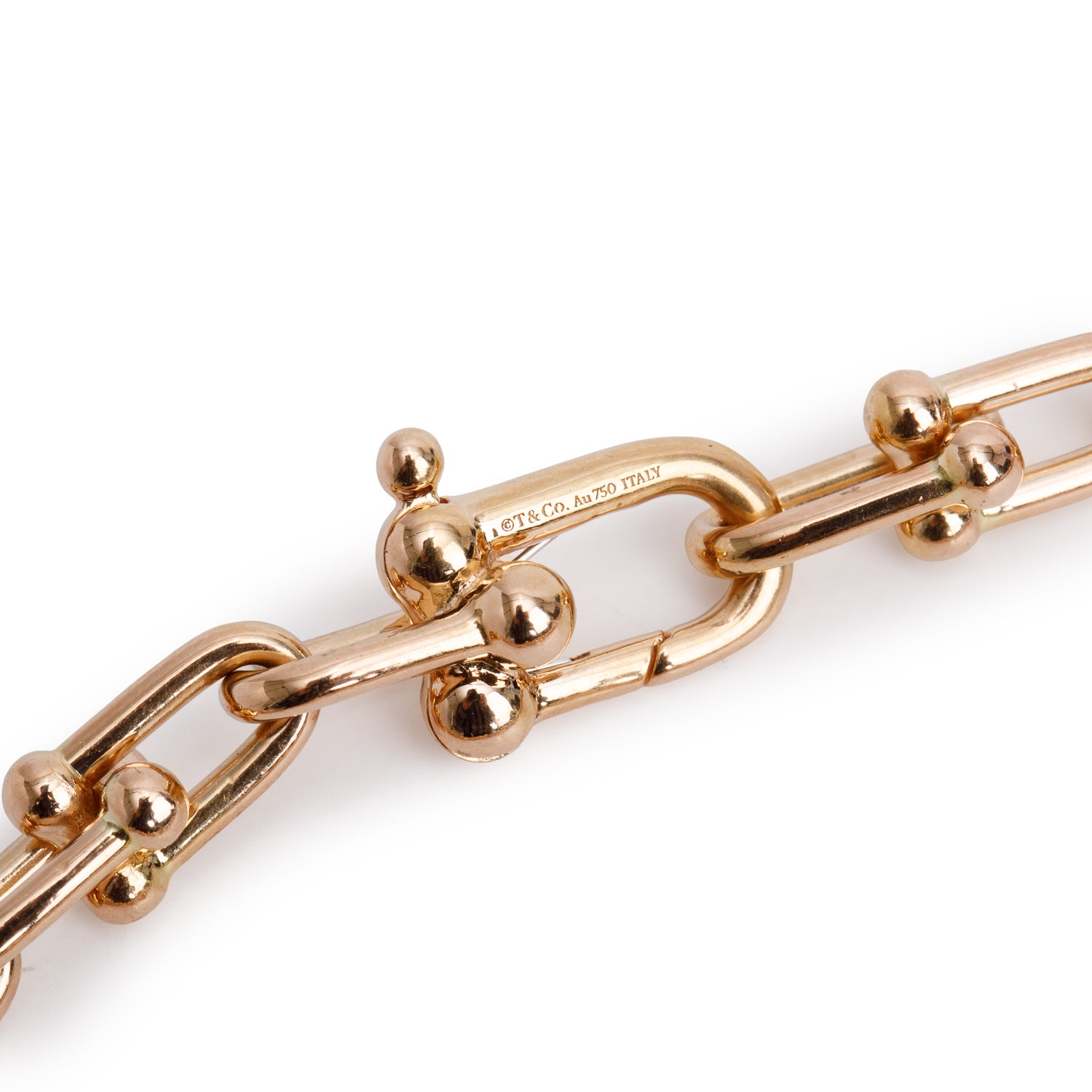 Tiffany & Co. 18k RoseGold  Hardwear Small Wrap Necklace w/ Box