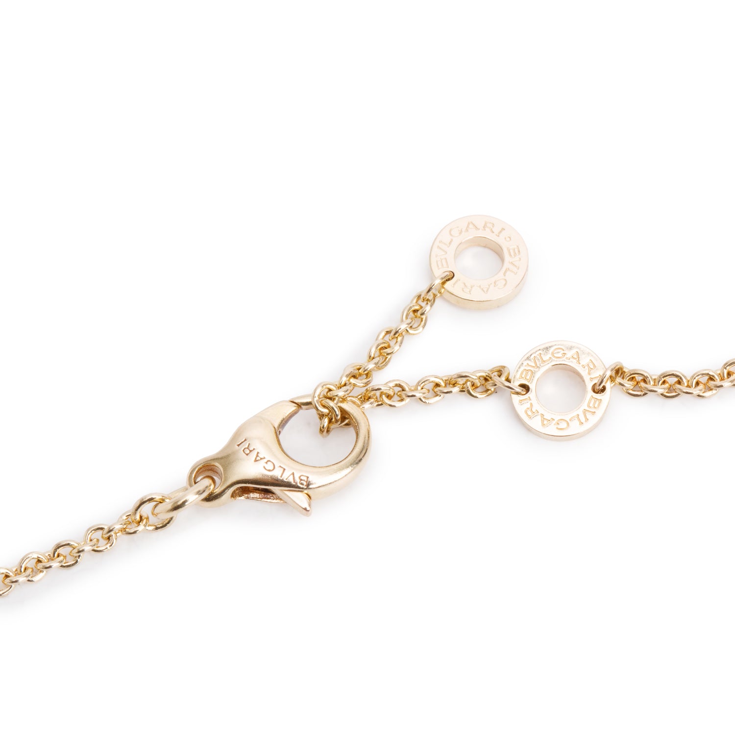 BVLGARI 18k Rose Gold B.Zero1 Pendant Necklace