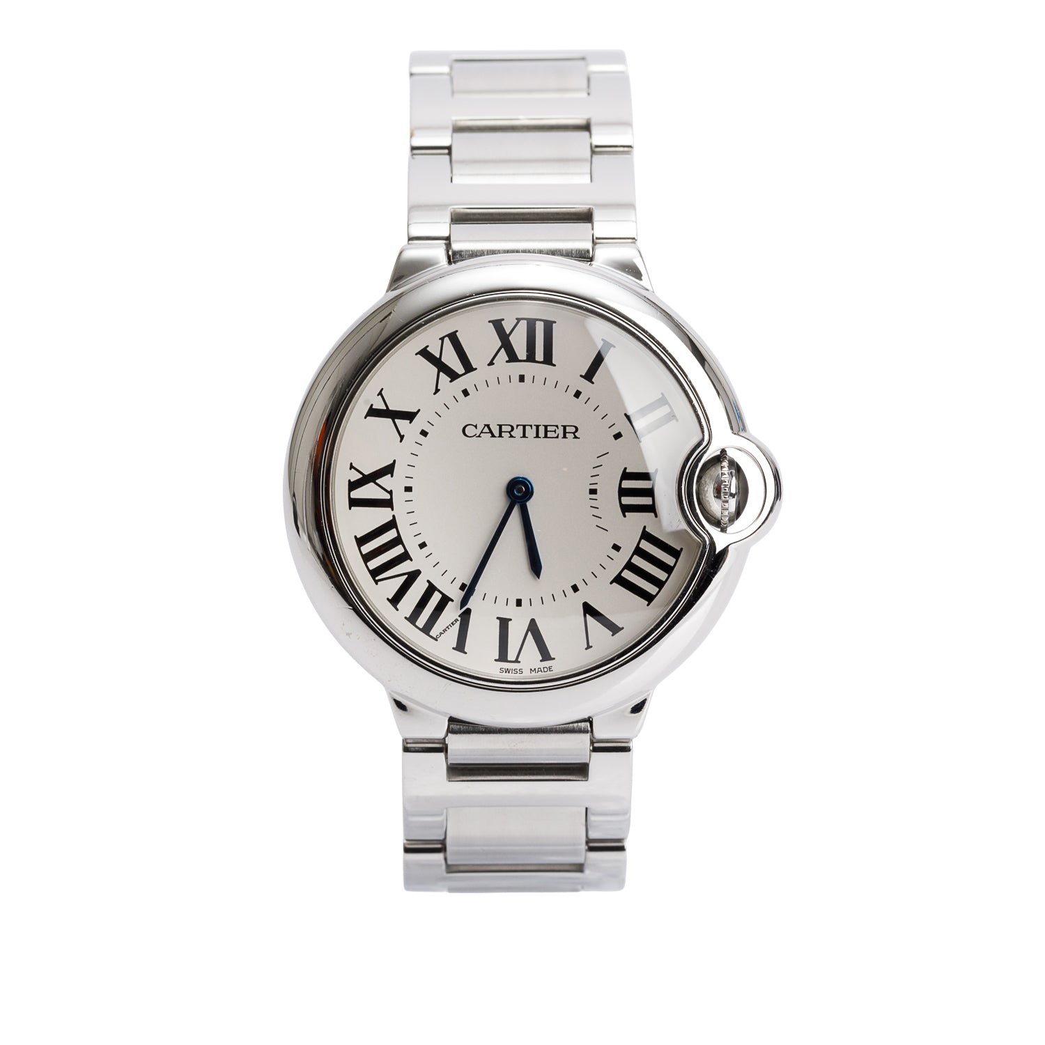Cartier Stainless Steel Ballon Bleu de Cartier 36 MM Automatic Watch 3005 w/ Box & Papers