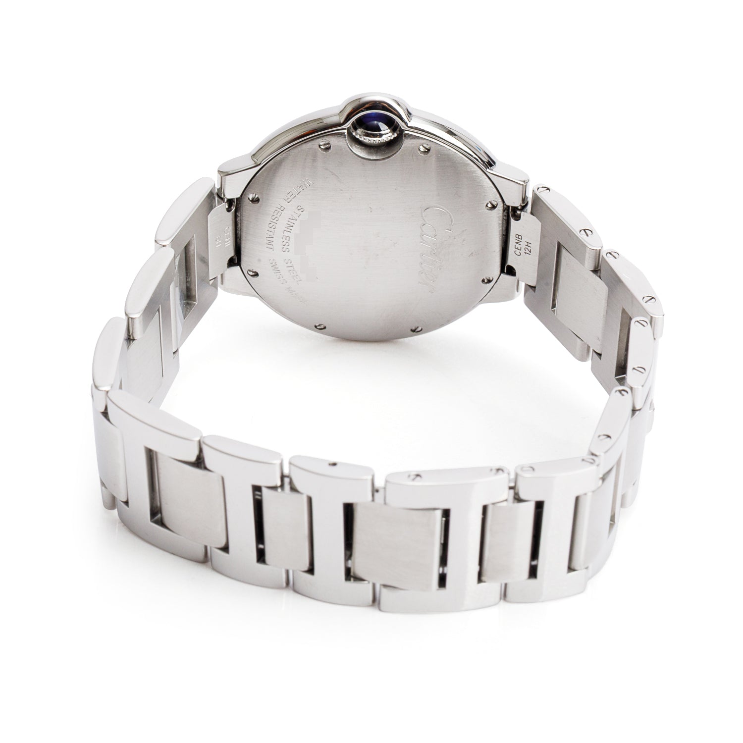 Cartier Stainless Steel Ballon Bleu de Cartier 36 MM Automatic Watch 3005 w/ Box & Papers