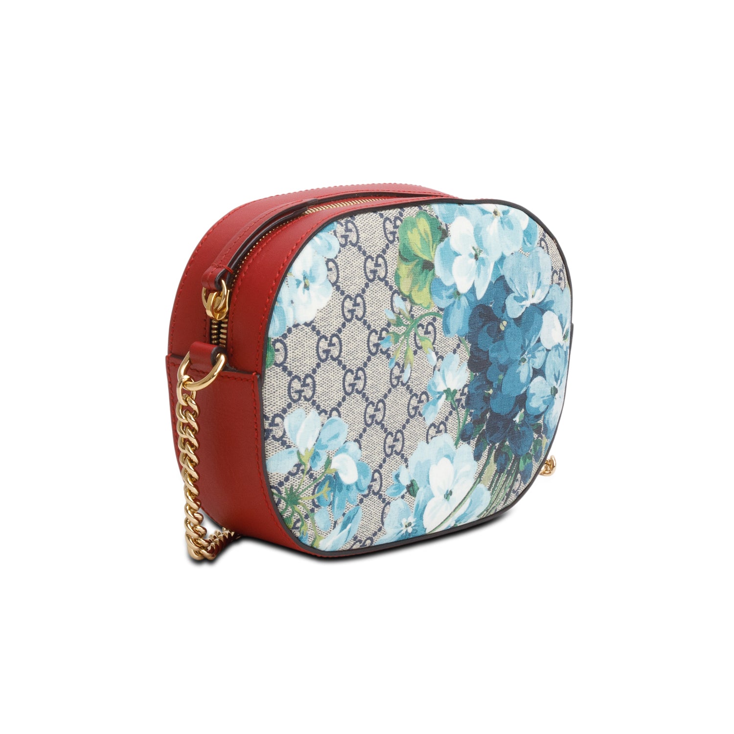 Gucci Multicolor GG Supreme Monogram Blooms Mini Chain Shoulder Bag