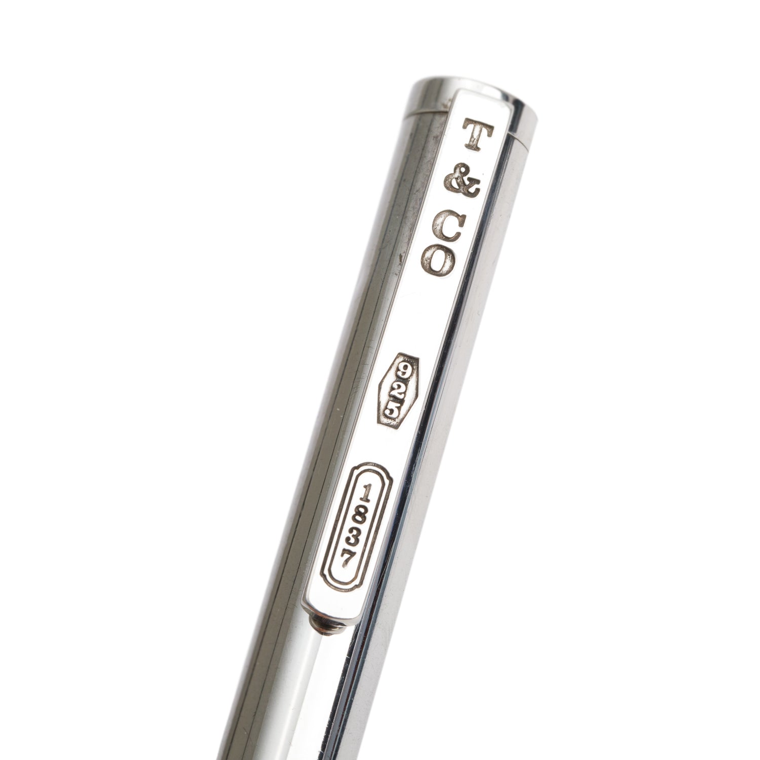 Tiffany & Co. Sterling Silver 1837 Ballpoint Pen