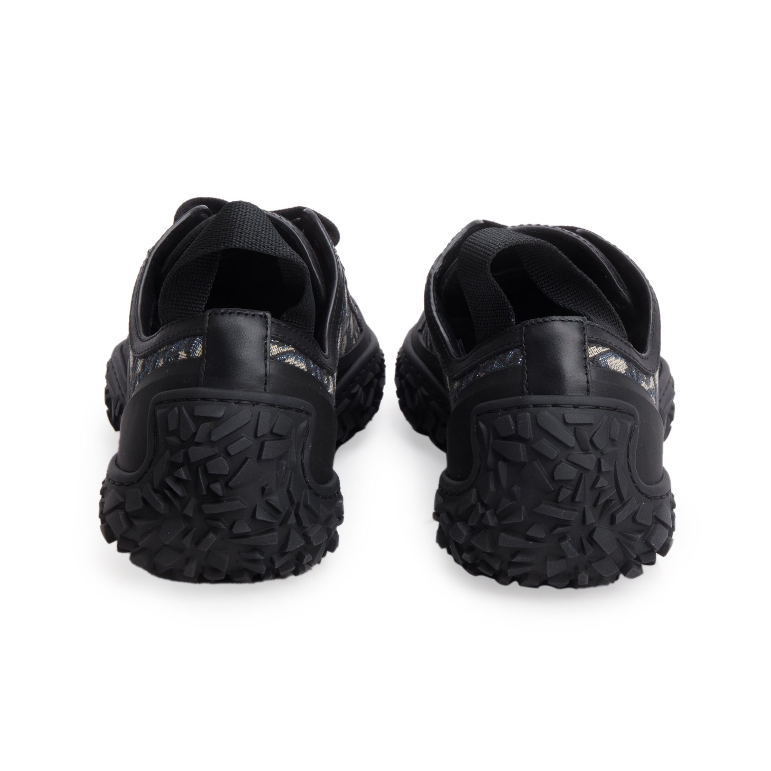 Christian Dior 2022 Navy Jacquard Rubber Oblique B28 Low Top Sneakers, Men's Size 39 w/ Box