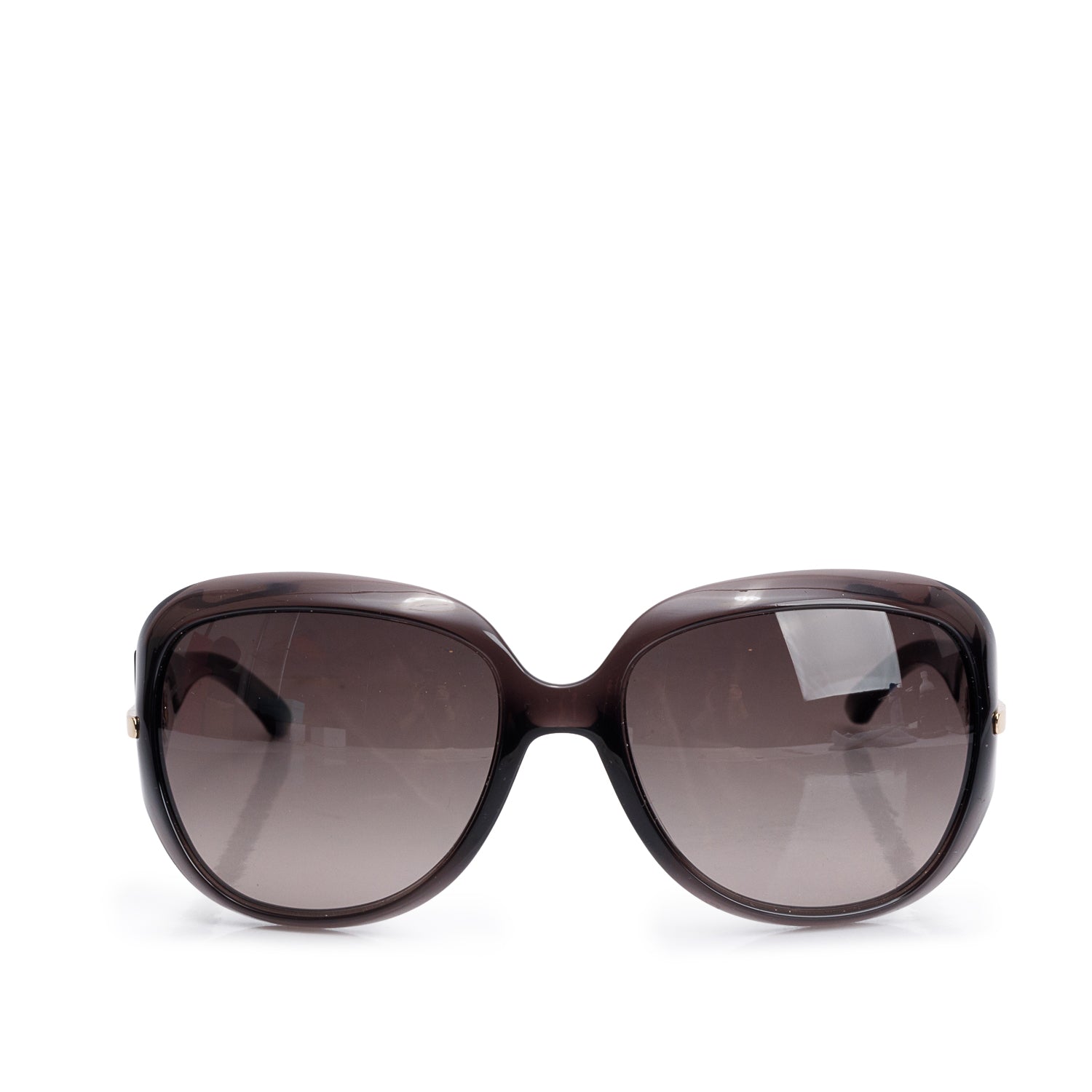 Christian Dior Precieuse Brown Square Oversized Sunglasses w/ Case