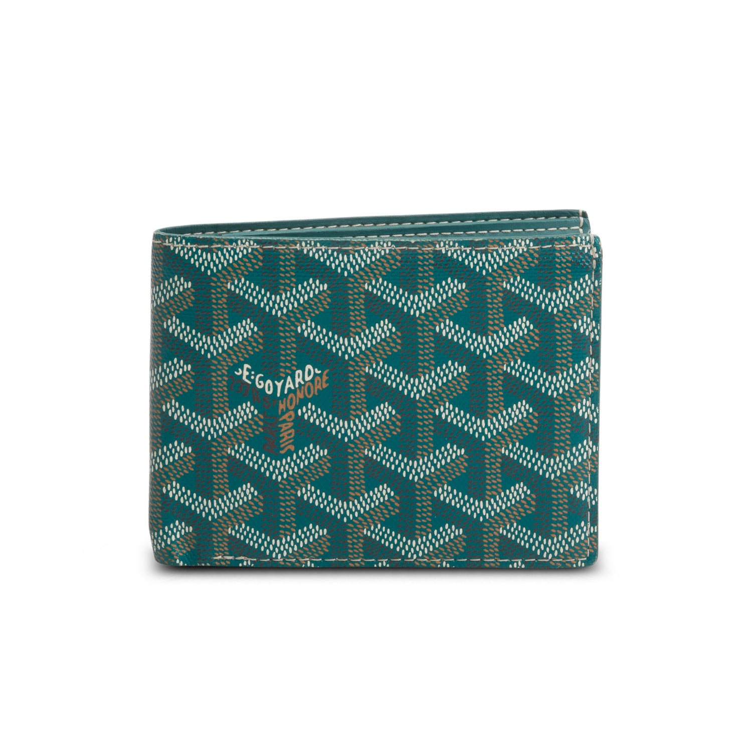 Goyard 2023 Green Goyardine Victorie Bifold Wallet
