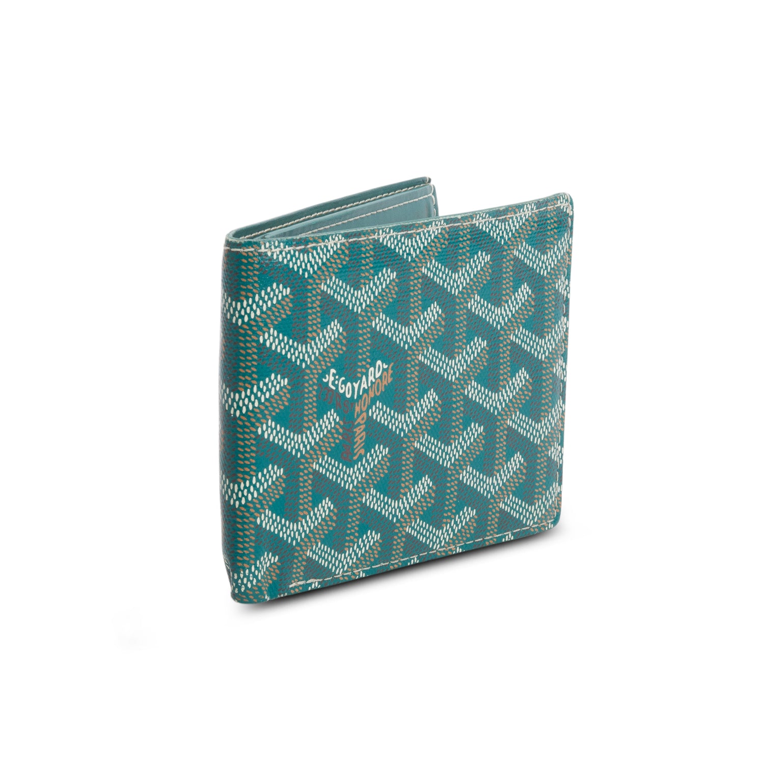 Goyard 2023 Green Goyardine Victorie Bifold Wallet