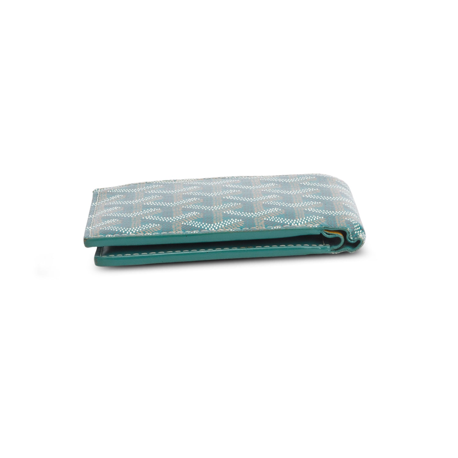 Goyard 2023 Green Goyardine Victorie Bifold Wallet