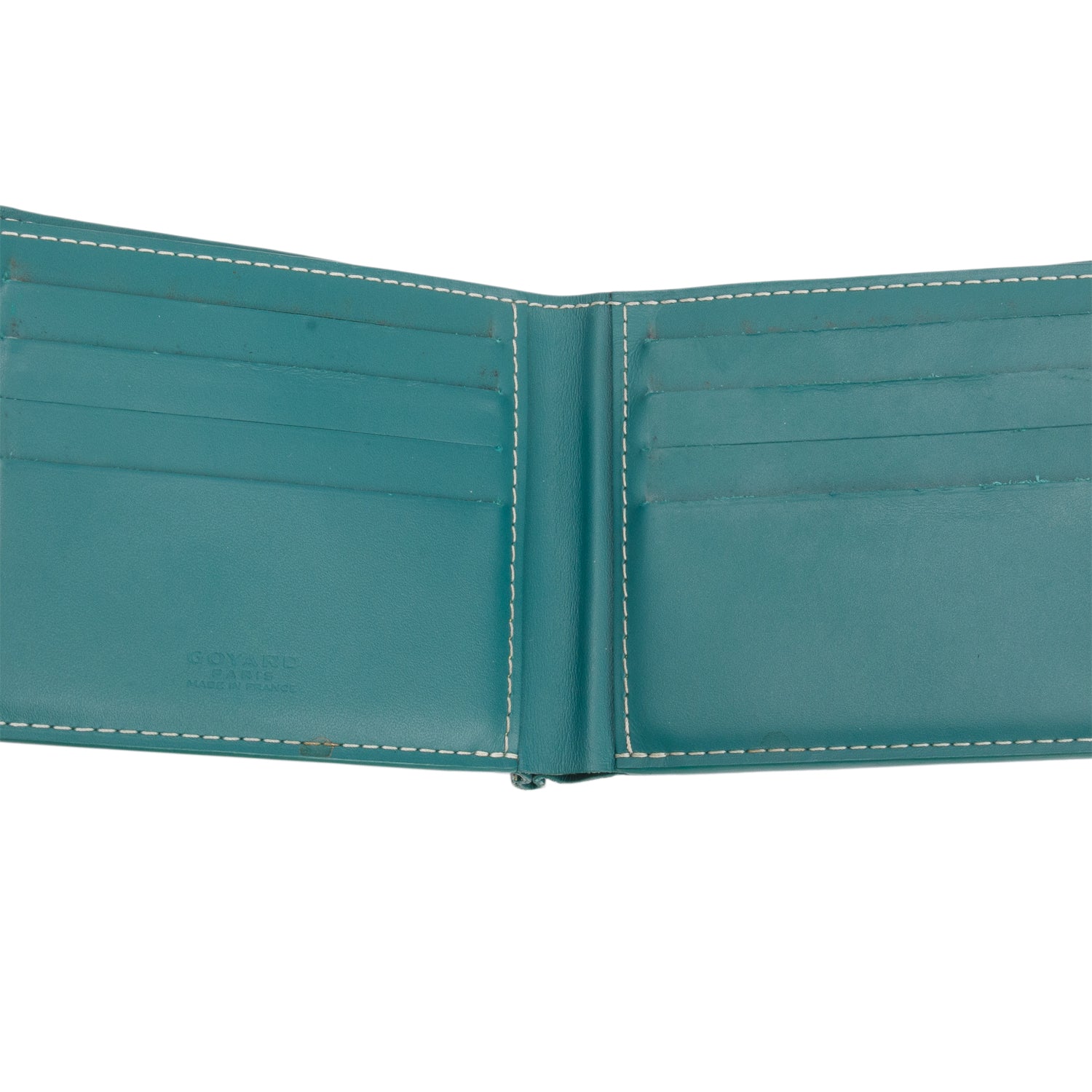 Goyard 2023 Green Goyardine Victorie Bifold Wallet