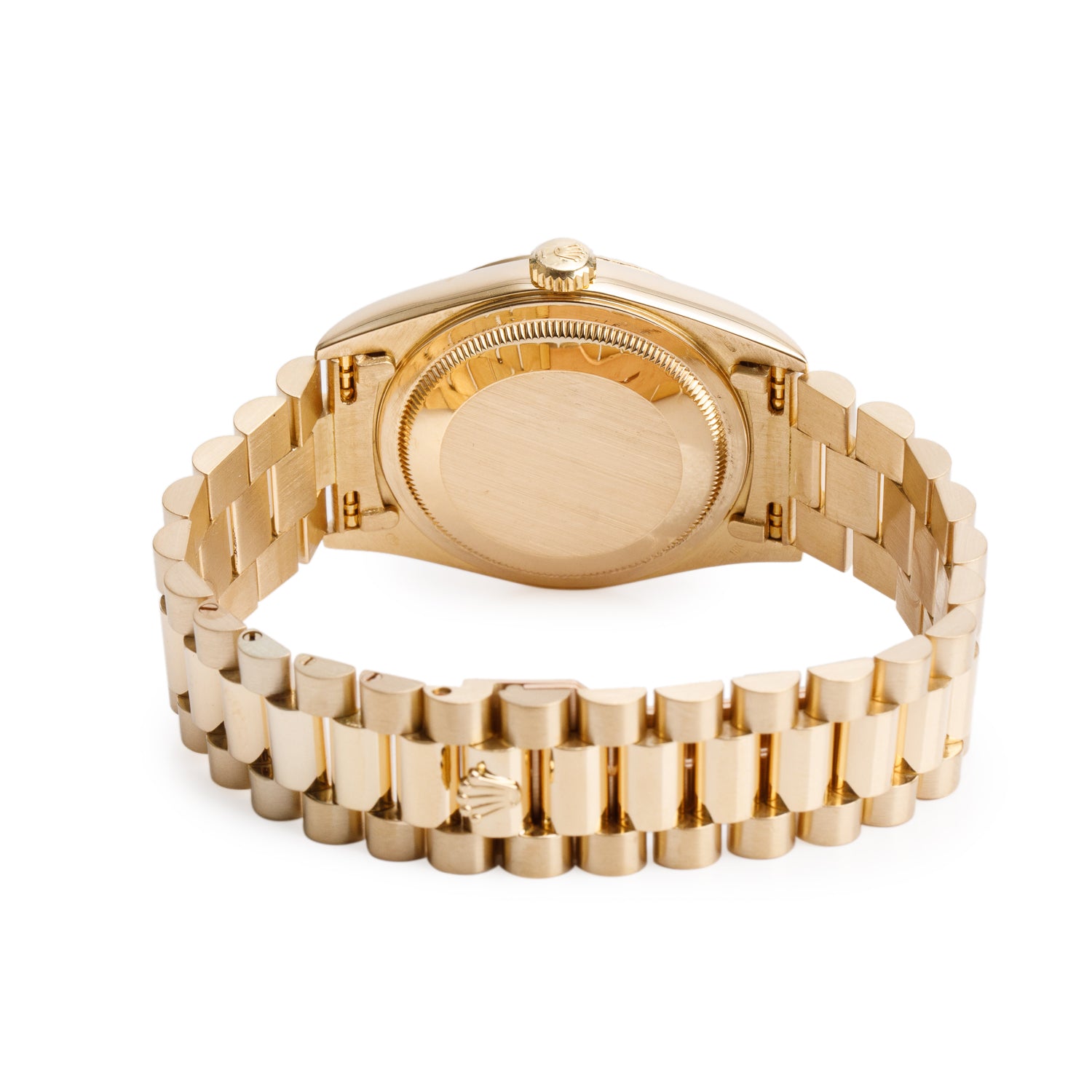 Rolex 18k Yellow Gold Day Date 36 MM President Watch Champagne Diamond Dial 18238 w/ Box