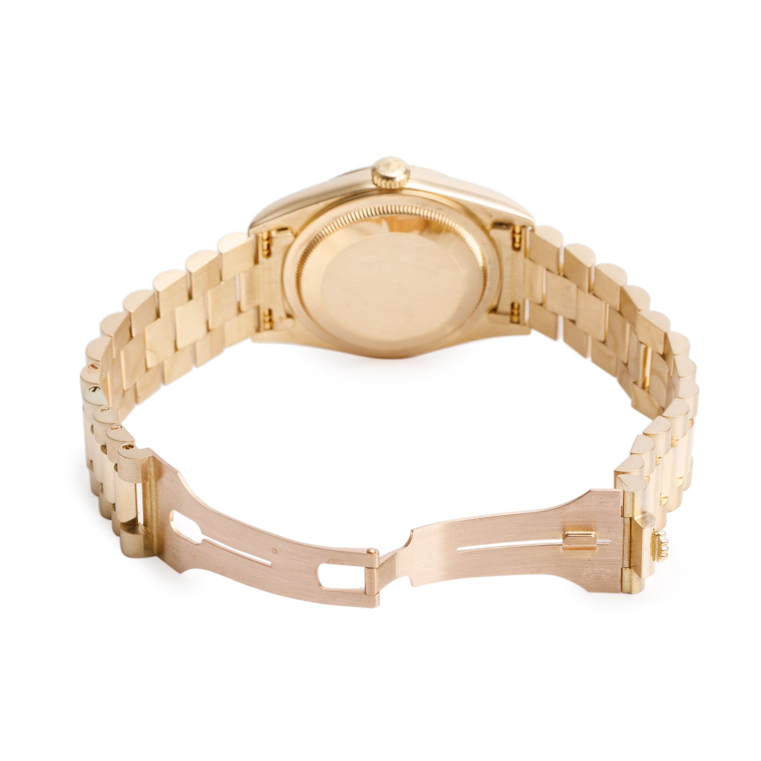 Rolex 18k Yellow Gold Day Date 36 MM President Watch Champagne Diamond Dial 18238 w/ Box