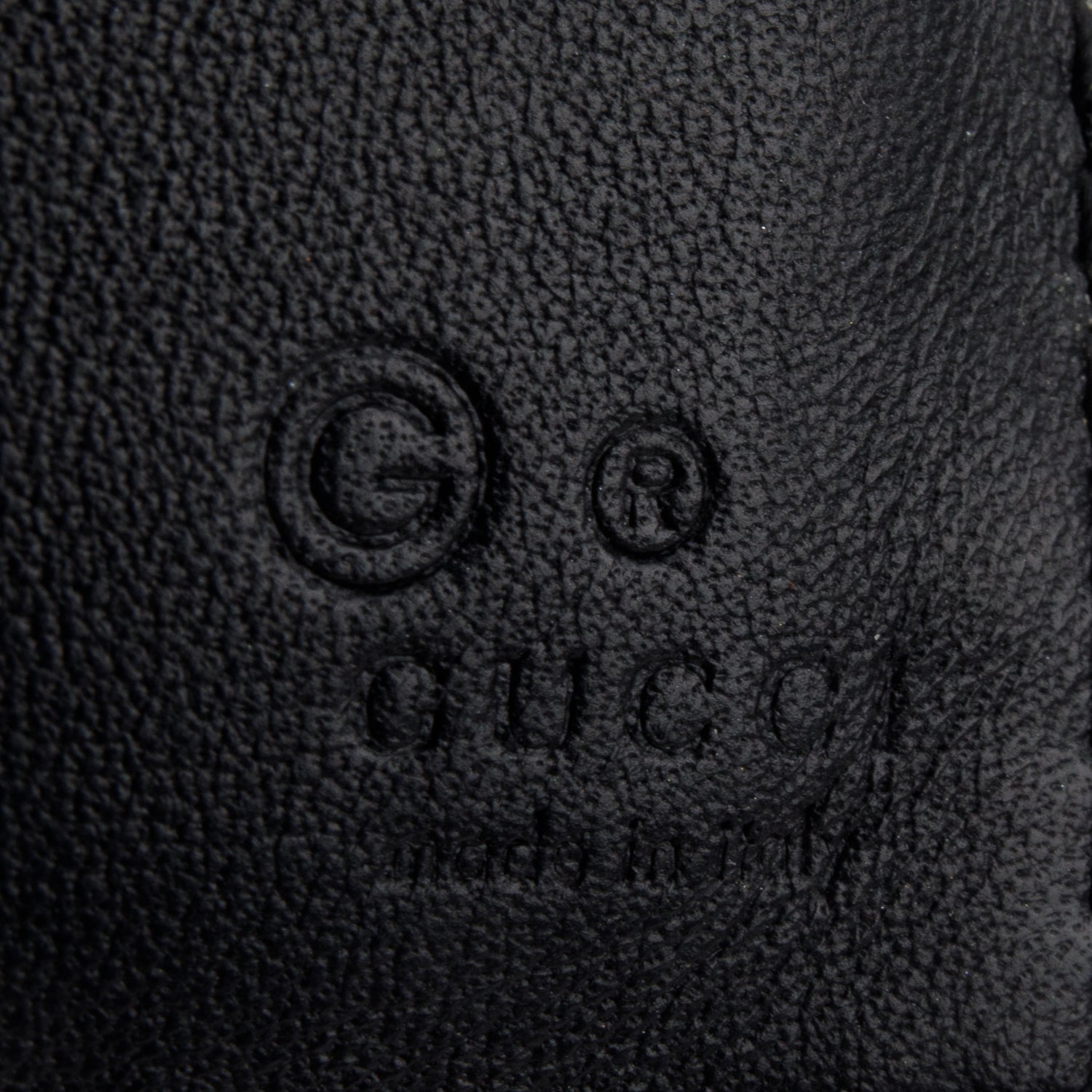 Gucci Black GG Signature Leather Bi-fold Wallet