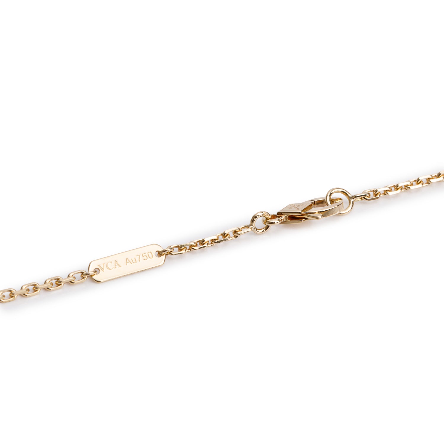 Van Cleef & Arpels 2021 18k Yellow Gold Magic Alhambra 1 Motif Long Necklace w/ Box & Certificate