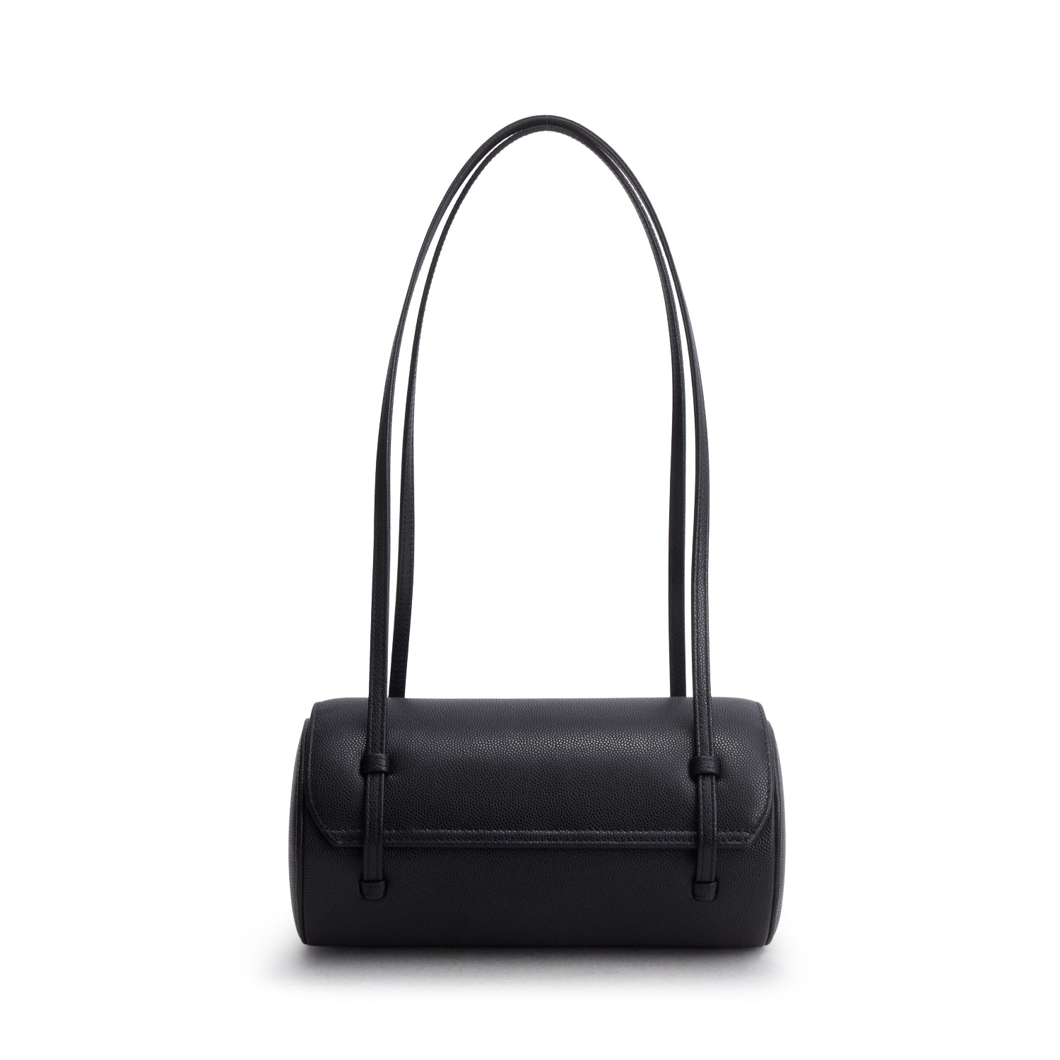 Chanel 2026 Black Shiny Caviar Preppy Coco Small Bowling Bag w/ Box & Receipt
