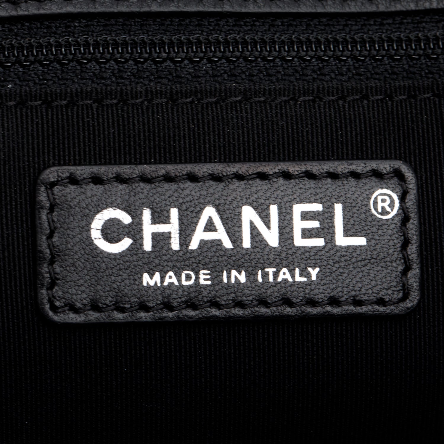 Chanel Black Caviar Frame in Chain Bag w/ Authenticity Card