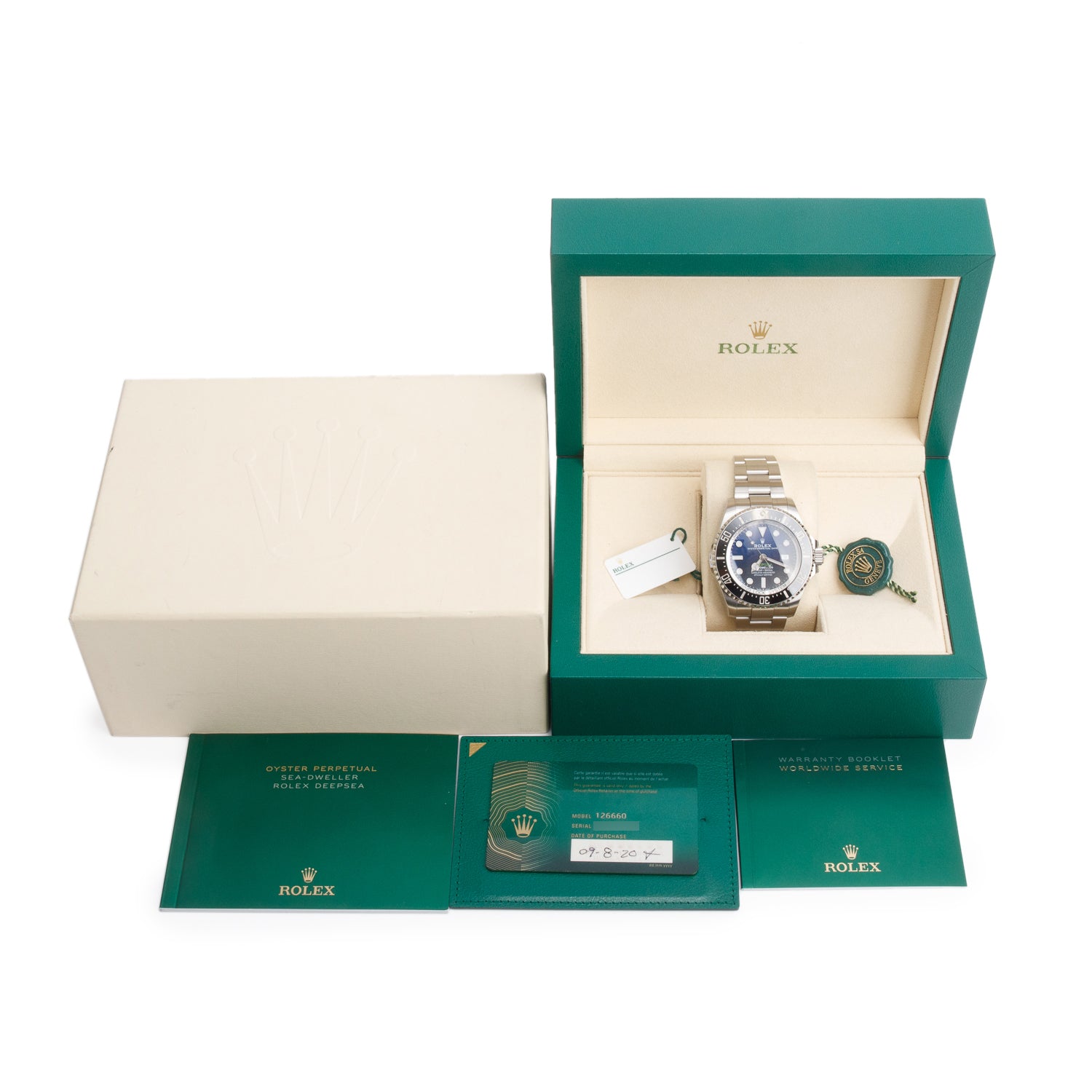 Rolex 2020 Stainless Steel Sea-Dweller Deepsea 'James Cameron' 44 MM Automatic Watch 126660 D-blue Dial w/ Box & Papers